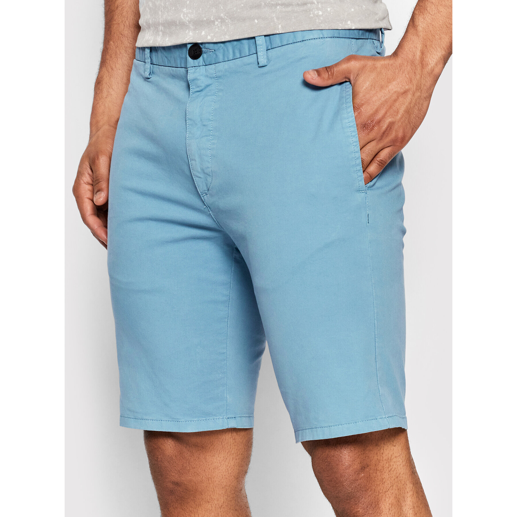 Hugo Szövet rövidnadrág David222SD 50471182 Kék Slim Fit - Pepit.hu