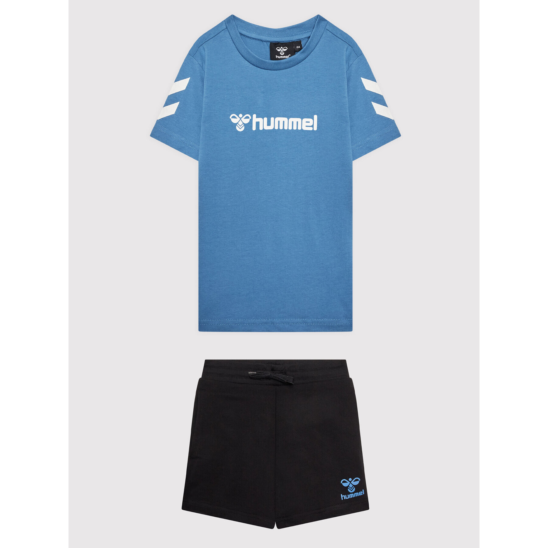 Hummel Póló és rövidnadrág szett Novet 213902 Kék Regular Fit - Pepit.hu