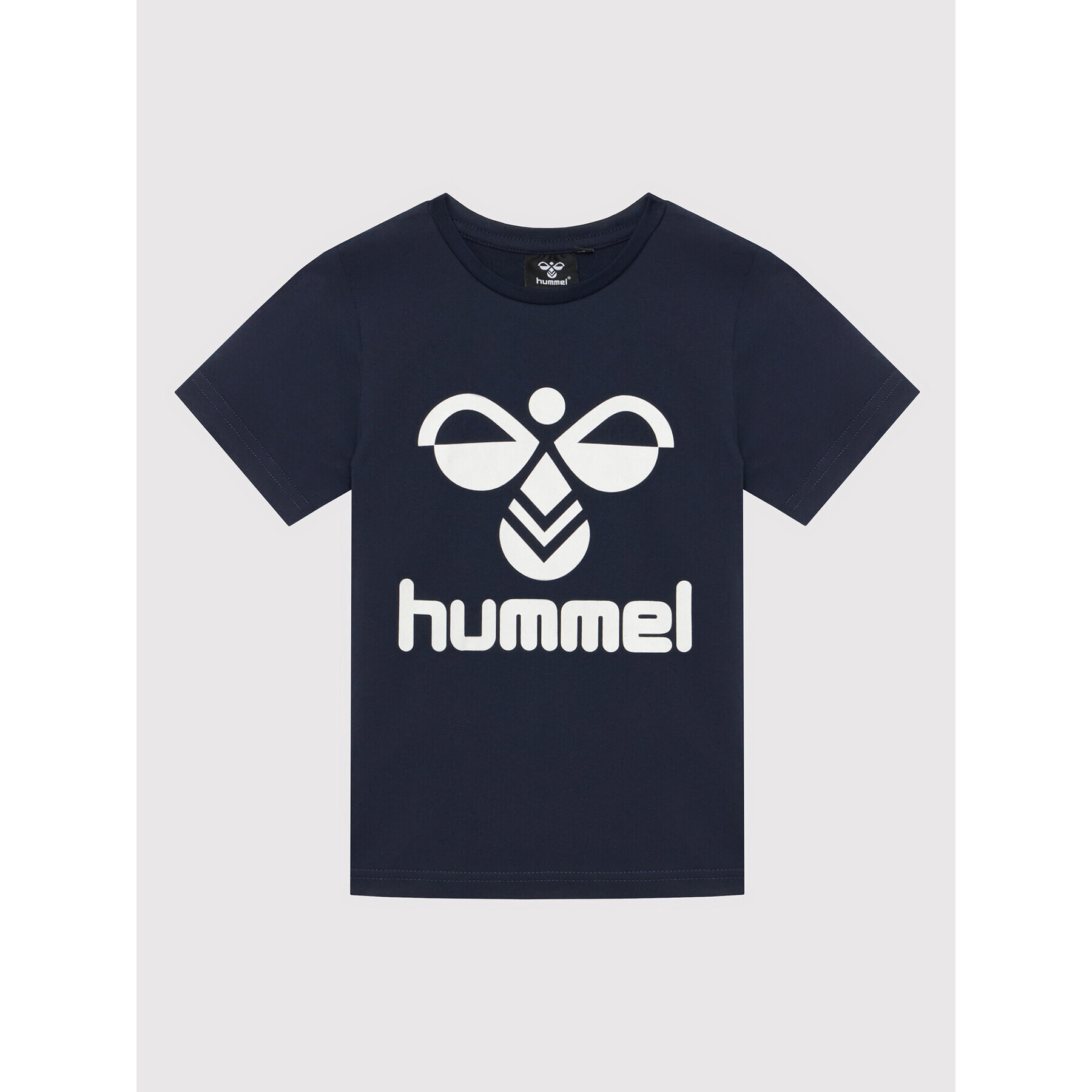 Hummel Póló Tres 213851 Sötétkék Regular Fit - Pepit.hu