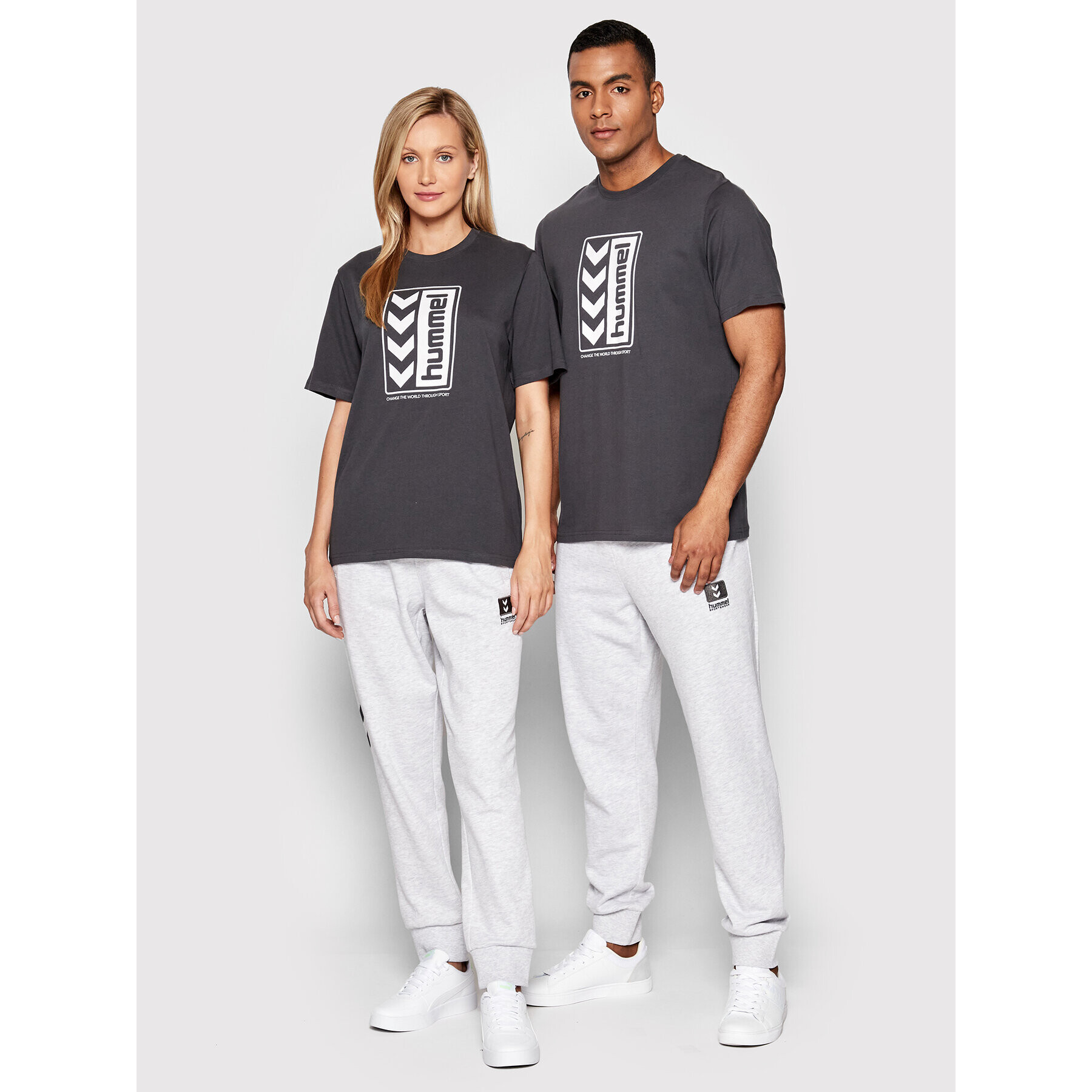 Hummel Póló Unisex Legacy Ben 213712 Szürke Regular Fit - Pepit.hu