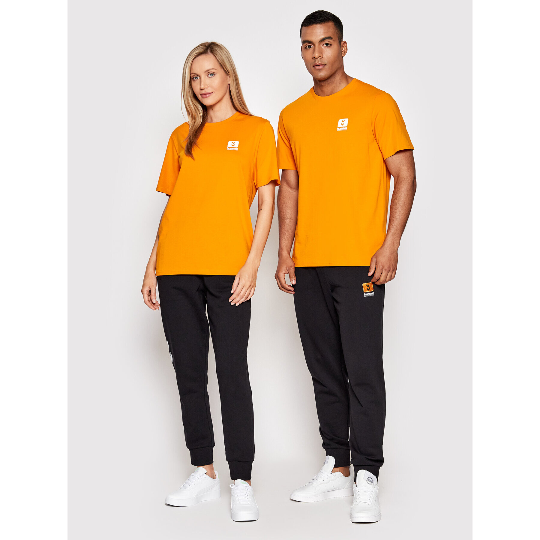 Hummel Póló Unisex Legacy Liam 213715 Narancssárga Regular Fit - Pepit.hu