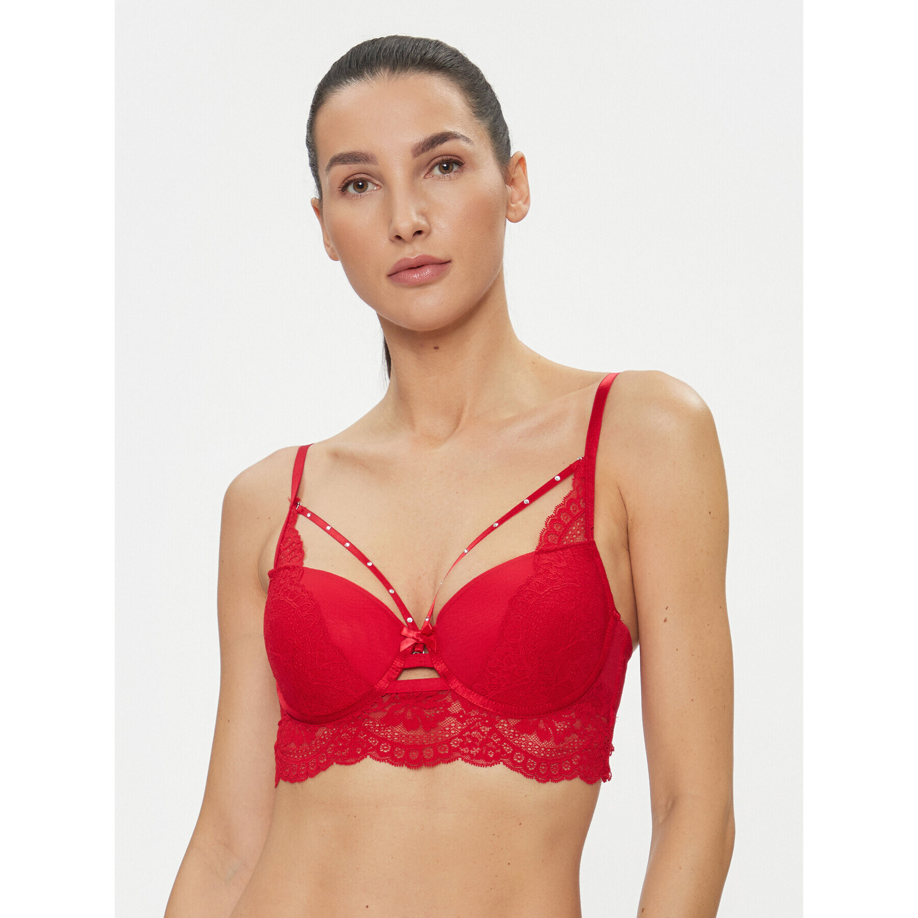 Hunkemöller Bralette melltartó Mariah Pd Ll 203558 Piros - Pepit.hu