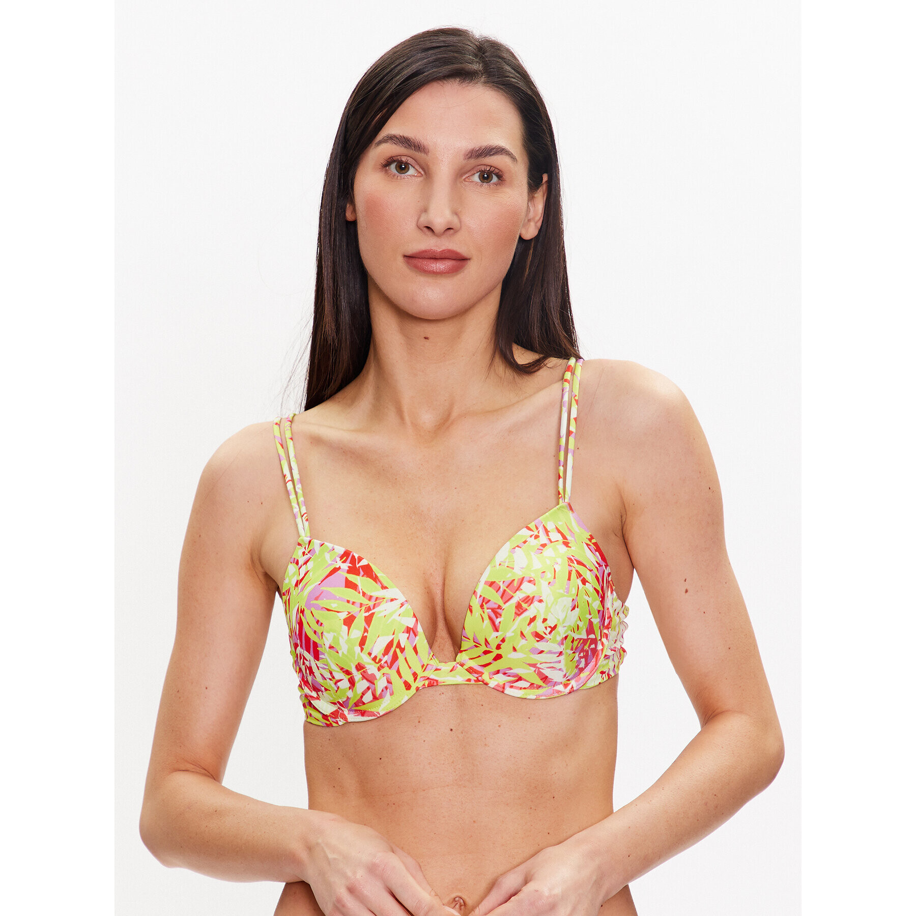 Hunkemöller Bikini felső Marrakes 201972 Zöld - Pepit.hu