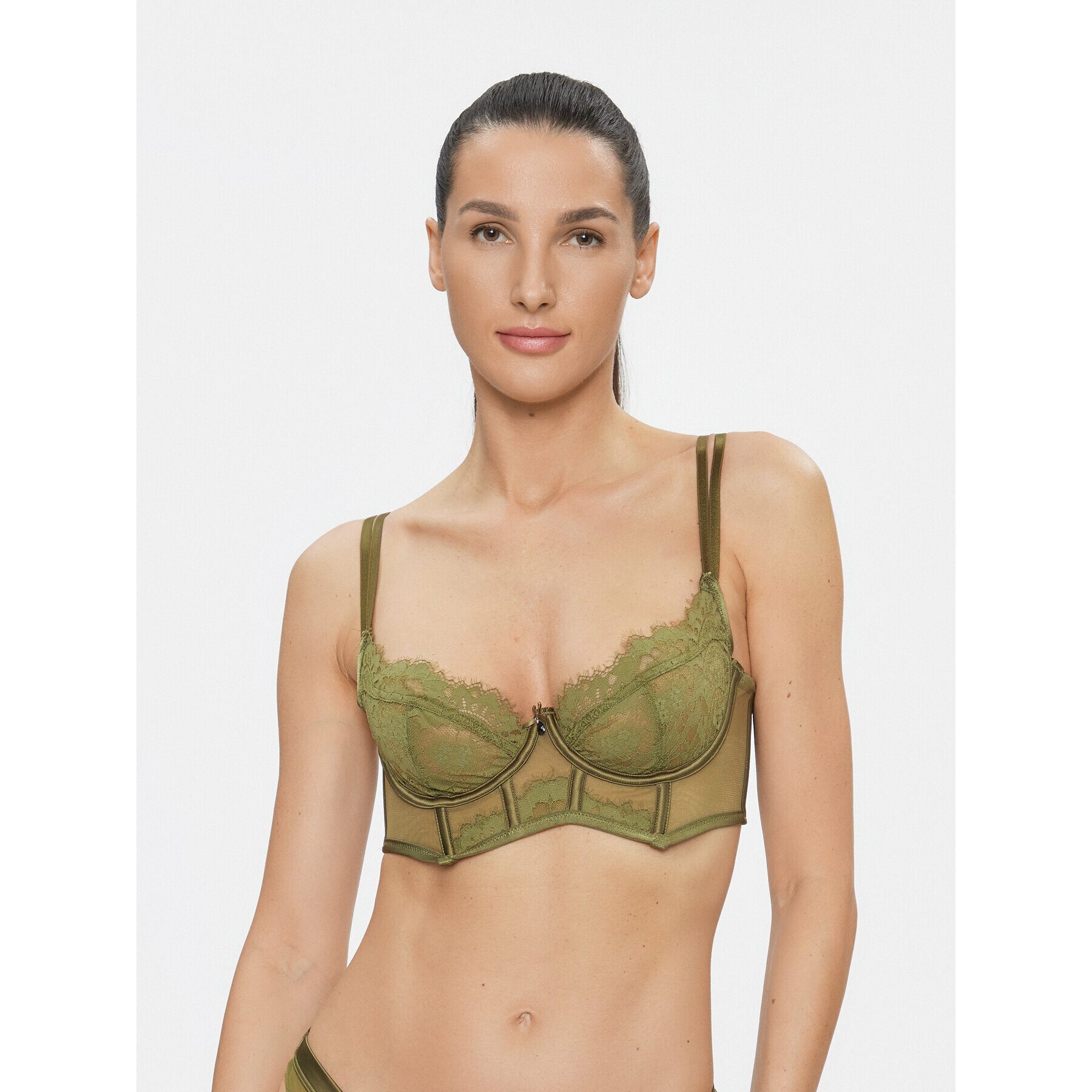 Hunkemöller Bralette melltartó Amelie Ud Ll 203526 Zöld - Pepit.hu