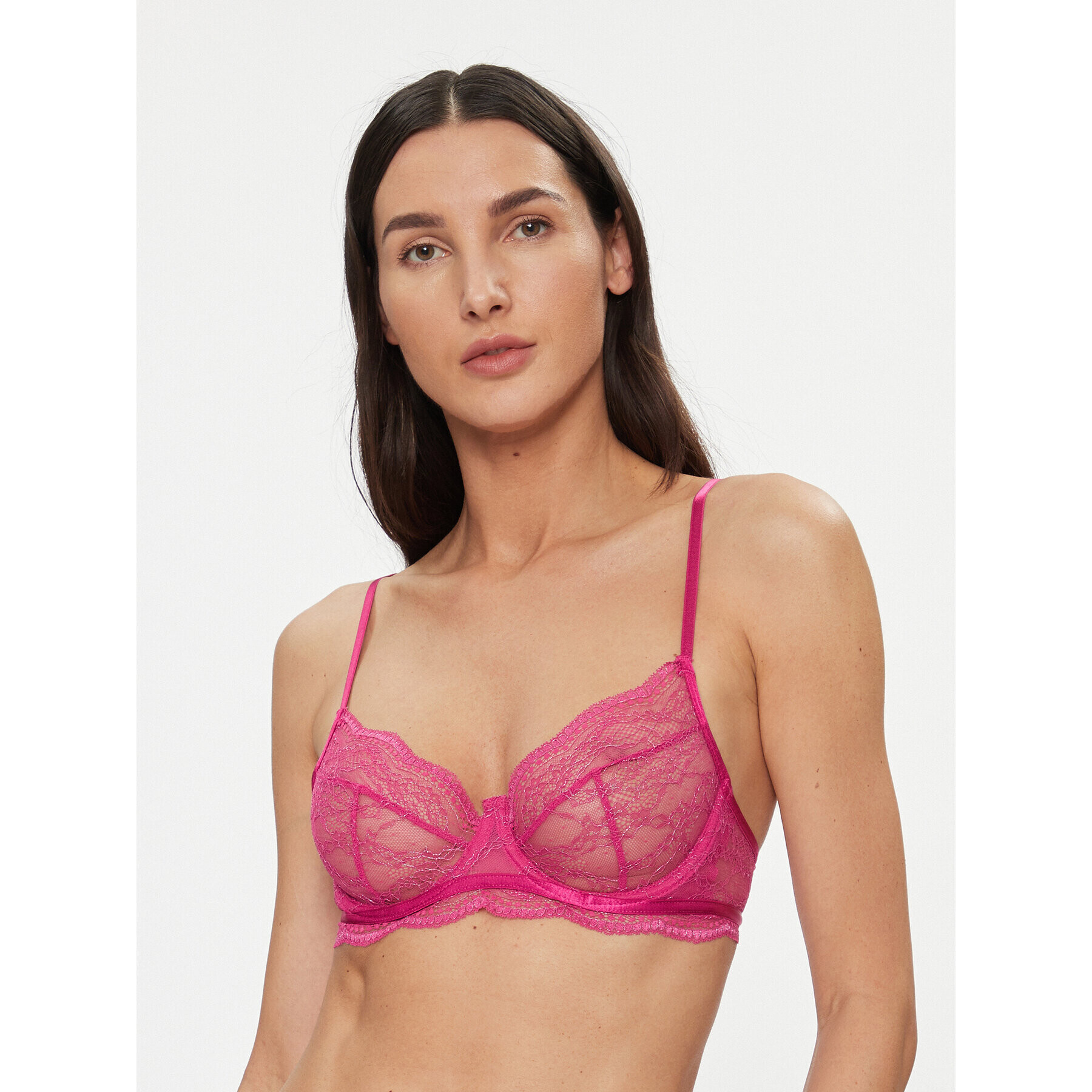 Hunkemöller Bralette melltartó Isabelle Sparkle Ud 203588 Rózsaszín - Pepit.hu