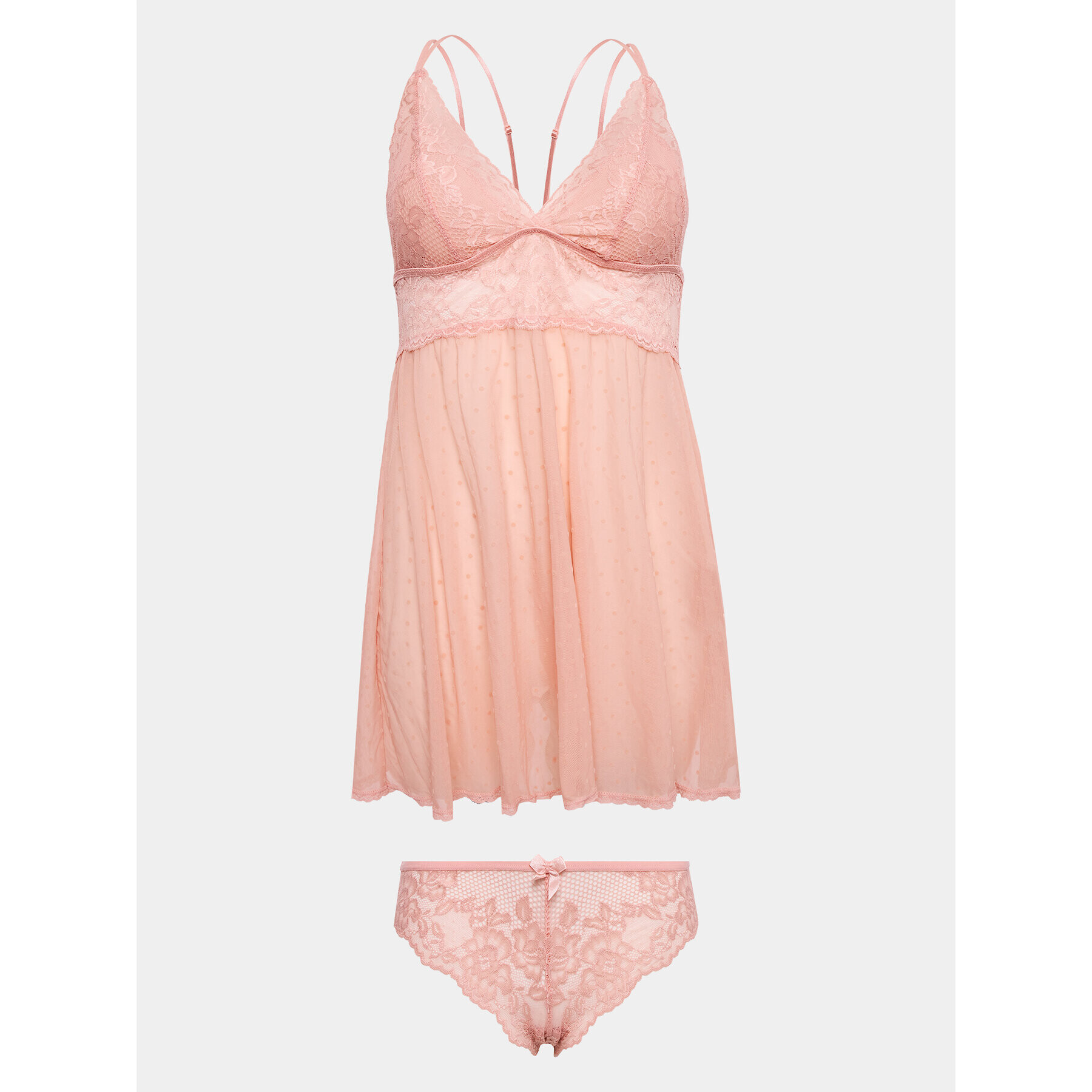 Hunkemöller Hálóing Beatriz 202356 Rózsaszín Feminine Fit - Pepit.hu