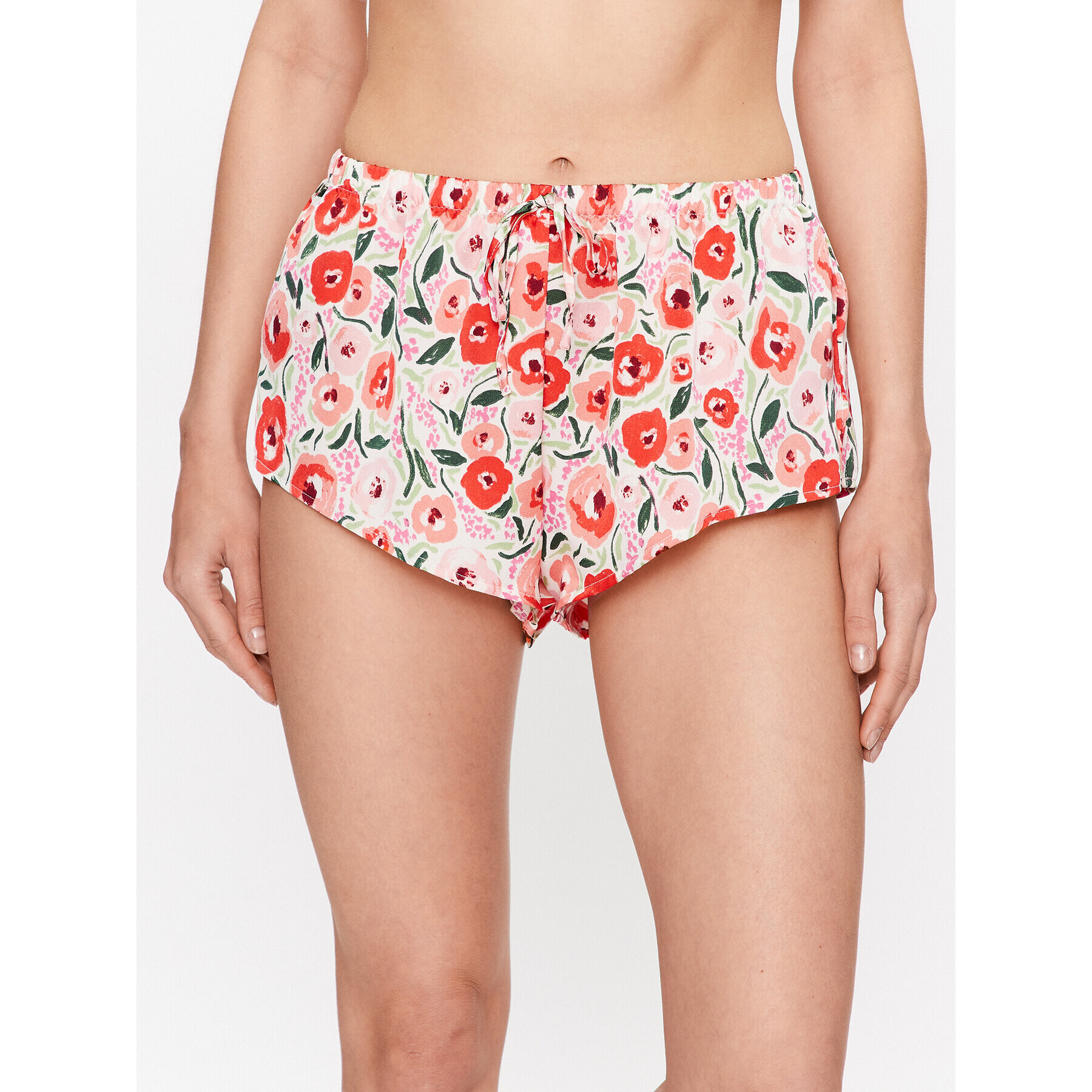 Hunkemöller Rövid pizsama nadrág Funky 202326 Fehér Feminine Fit - Pepit.hu