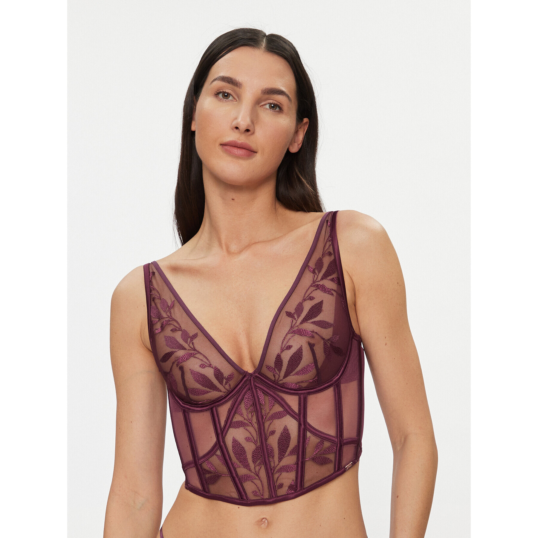 Hunkemöller Bralette melltartó Domenica Bustier 203483 Lila - Pepit.hu