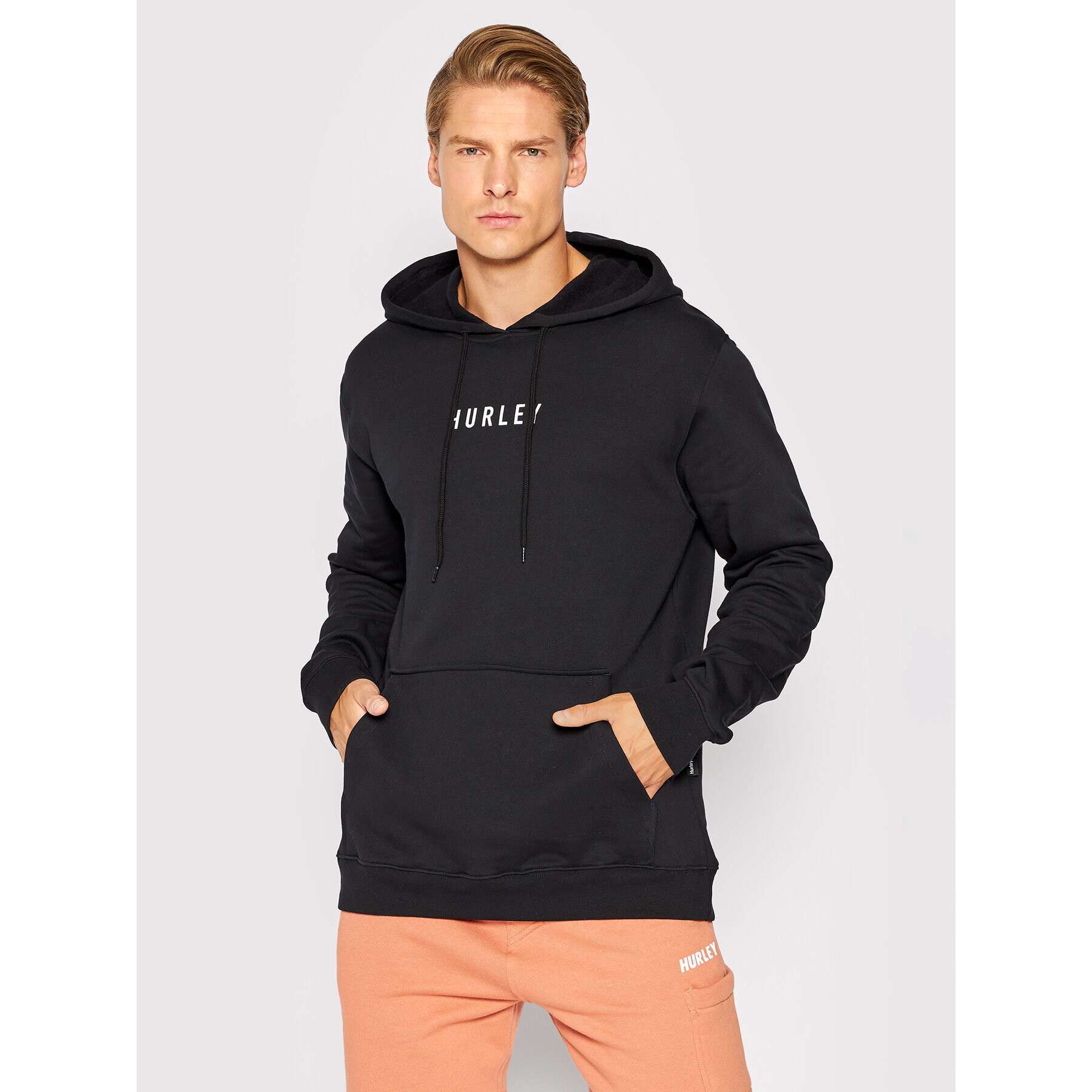 Hurley Pulóver Bengal Fleece MFTEU00003 Fekete Regular Fit - Pepit.hu