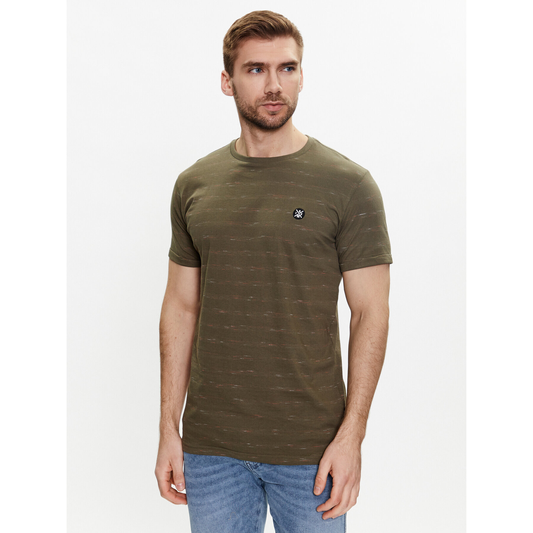 INDICODE Póló Toddy 40-936 Khaki Regular Fit - Pepit.hu