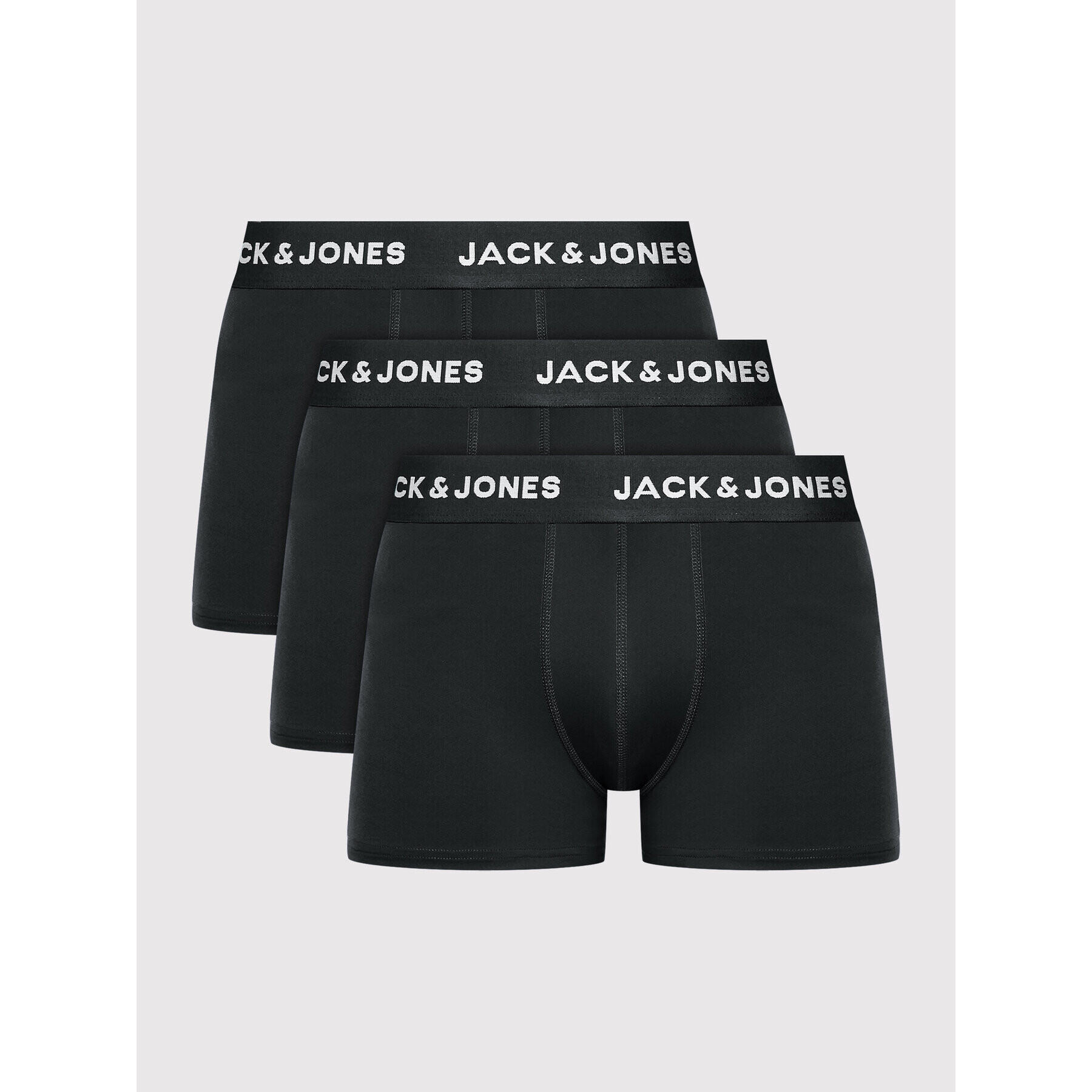 Jack&Jones 3 darab boxer 12182421 Fekete - Pepit.hu