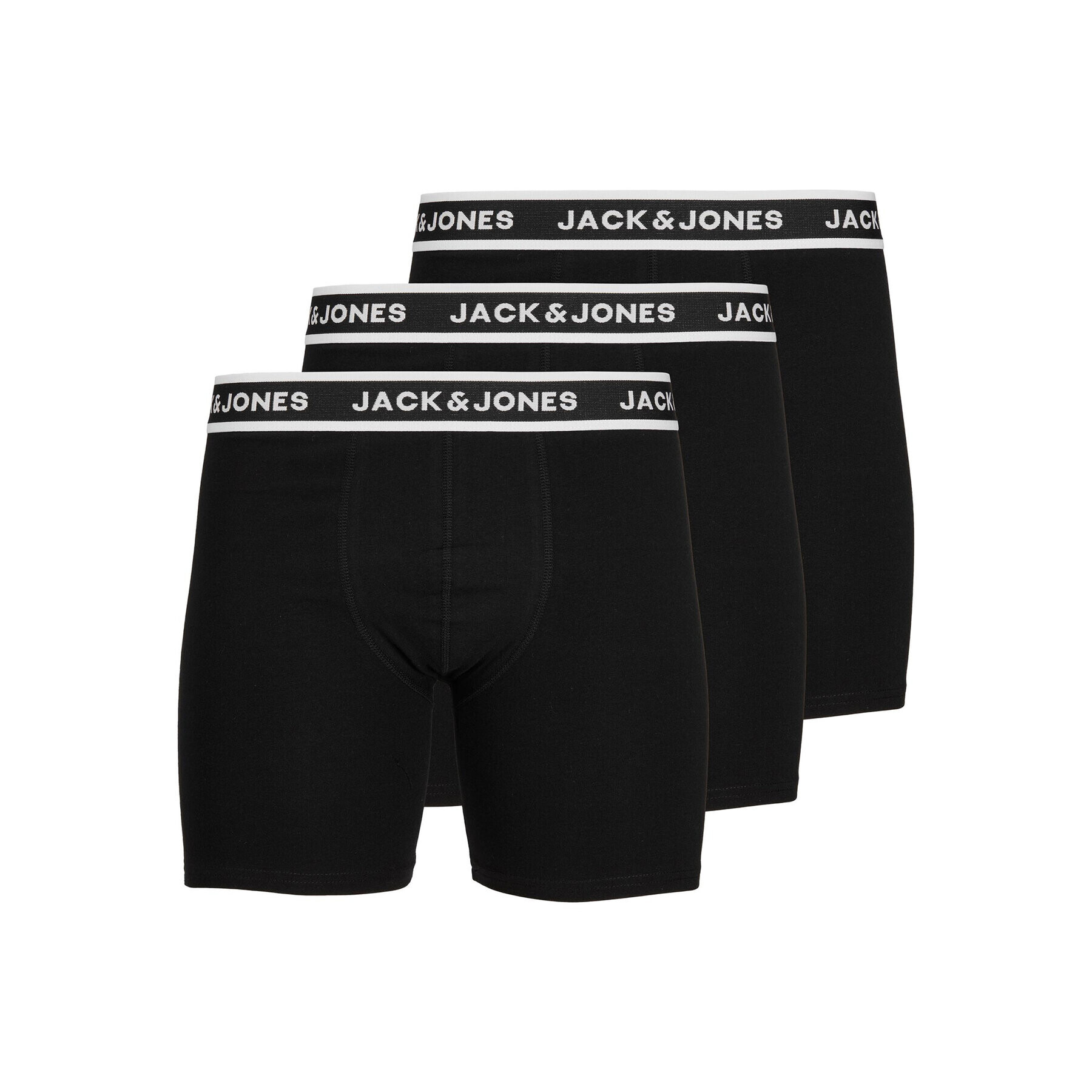 Jack&Jones 3 darab boxer 12229576 Fekete - Pepit.hu