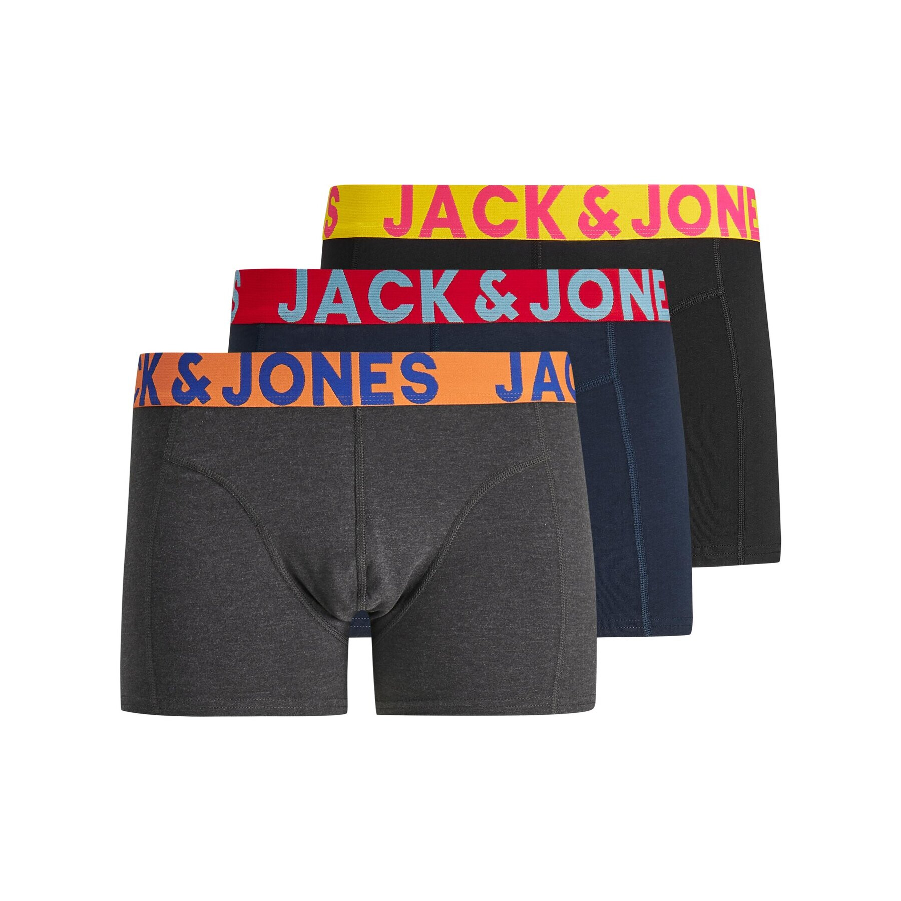 Jack&Jones 3 darab boxer Crazy Solid 12151349 Színes - Pepit.hu