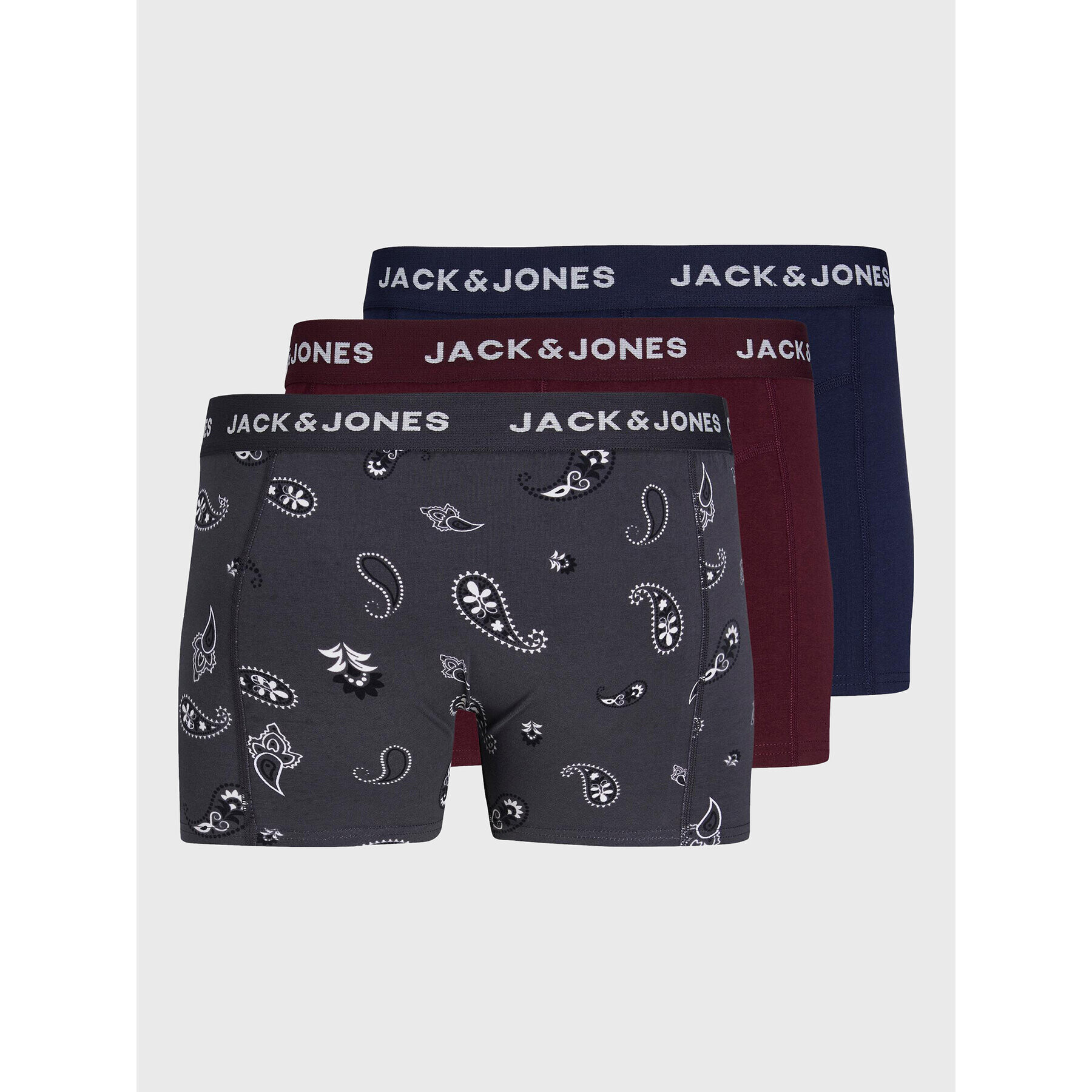 Jack&Jones 3 darab boxer Paisley 12211161 Színes - Pepit.hu