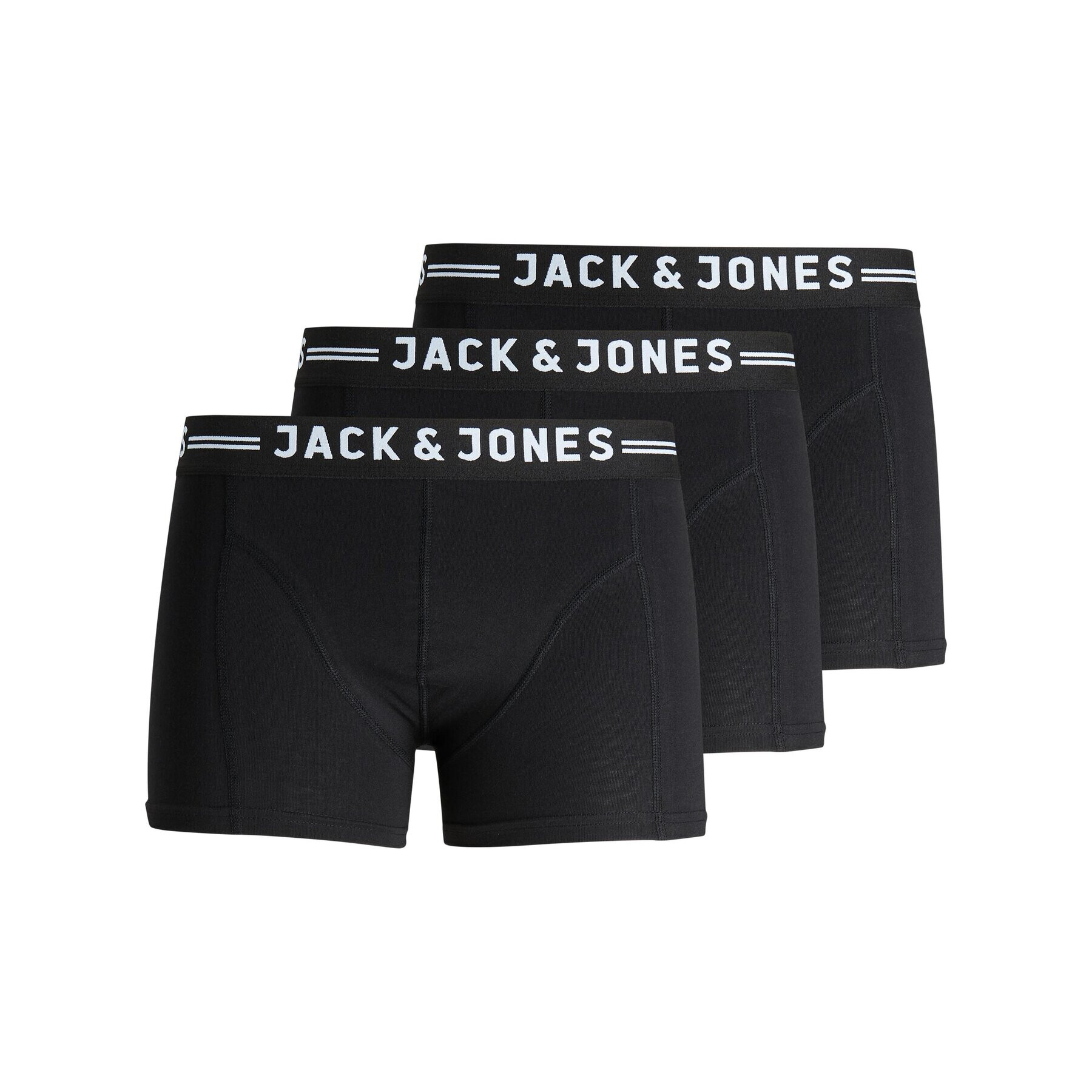 Jack&Jones 3 darab boxer Sense 12081832 Fekete - Pepit.hu