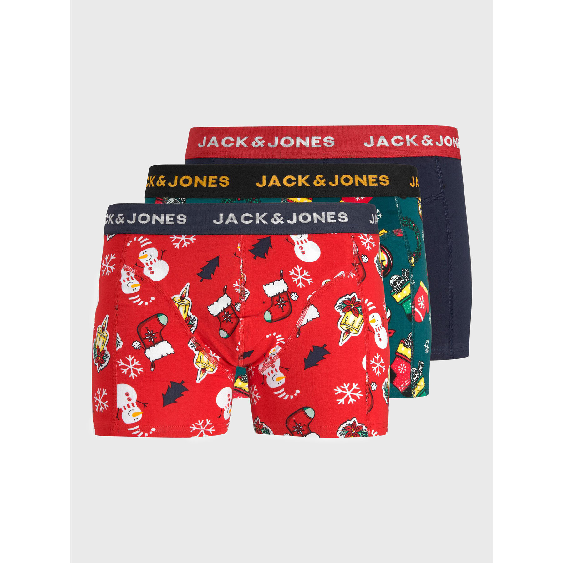 Jack&Jones 3 darab boxer Tom Xmas 12221971 Színes - Pepit.hu