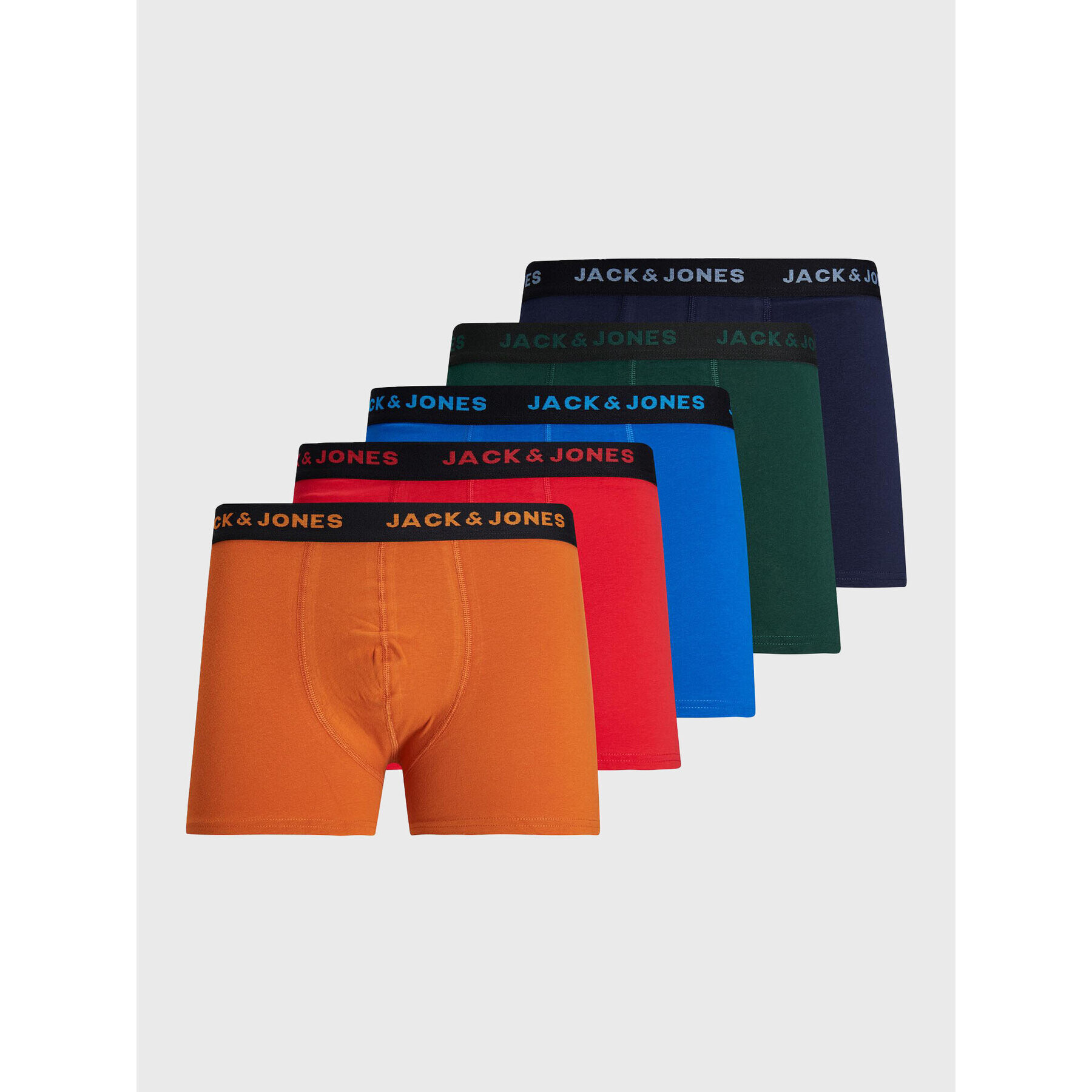 Jack&Jones 5 darab boxer Brando 12220375 Színes - Pepit.hu