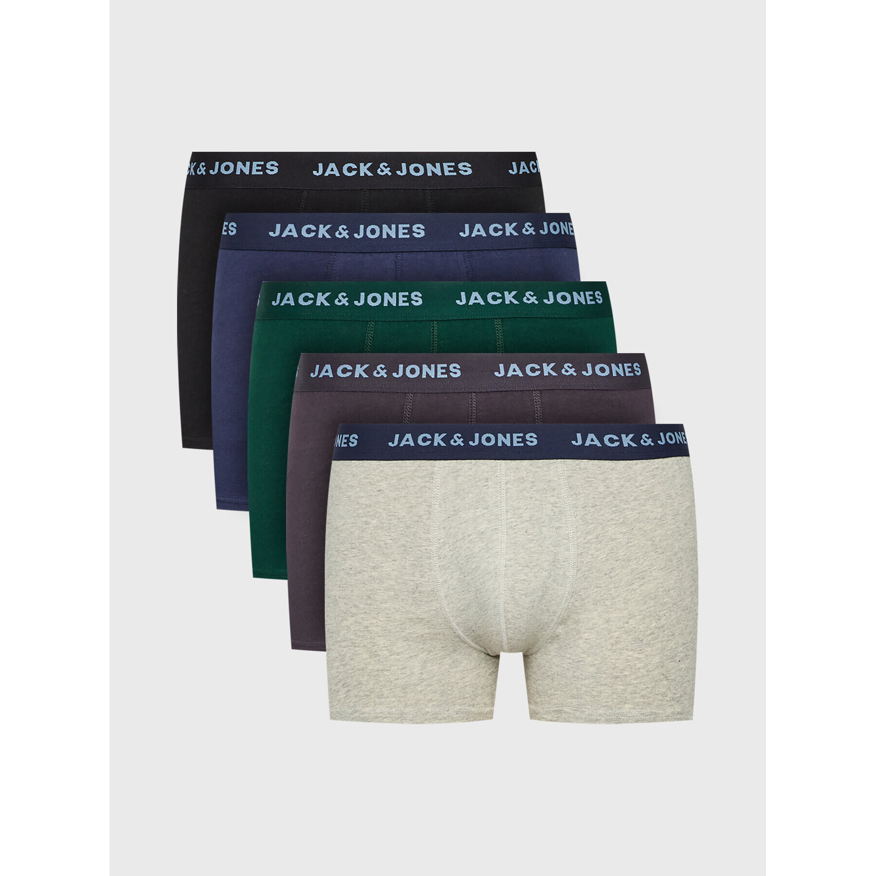 Jack&Jones 5 darab boxer Carlo 12220376 Színes - Pepit.hu