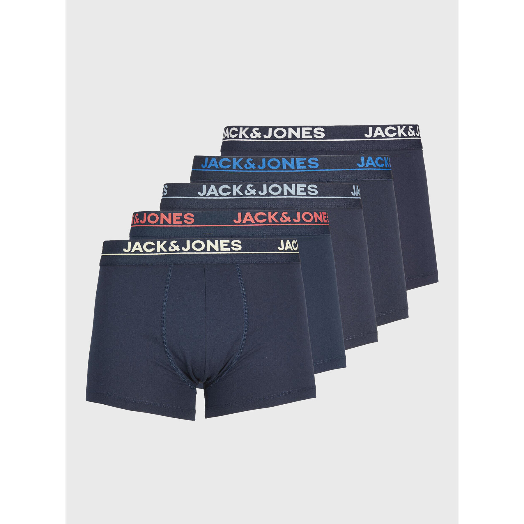 Jack&Jones 5 darab boxer Davis 12227994 Sötétkék - Pepit.hu