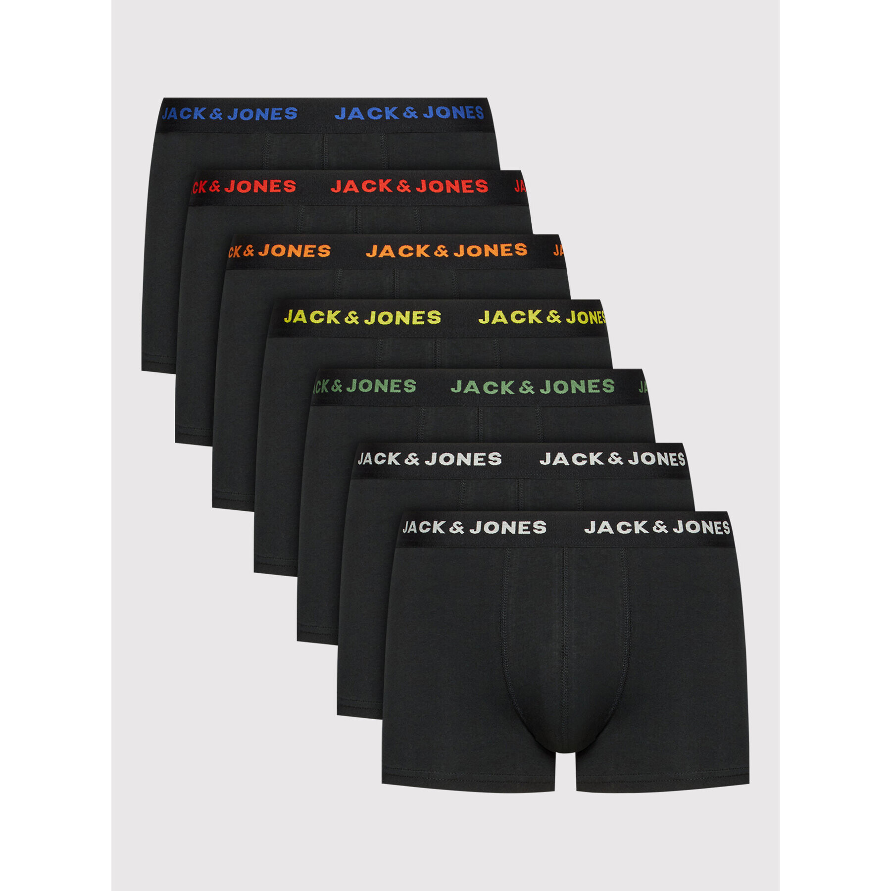 Jack&Jones 7 db-os boxeralsó szett Basic 12165587 Fekete - Pepit.hu