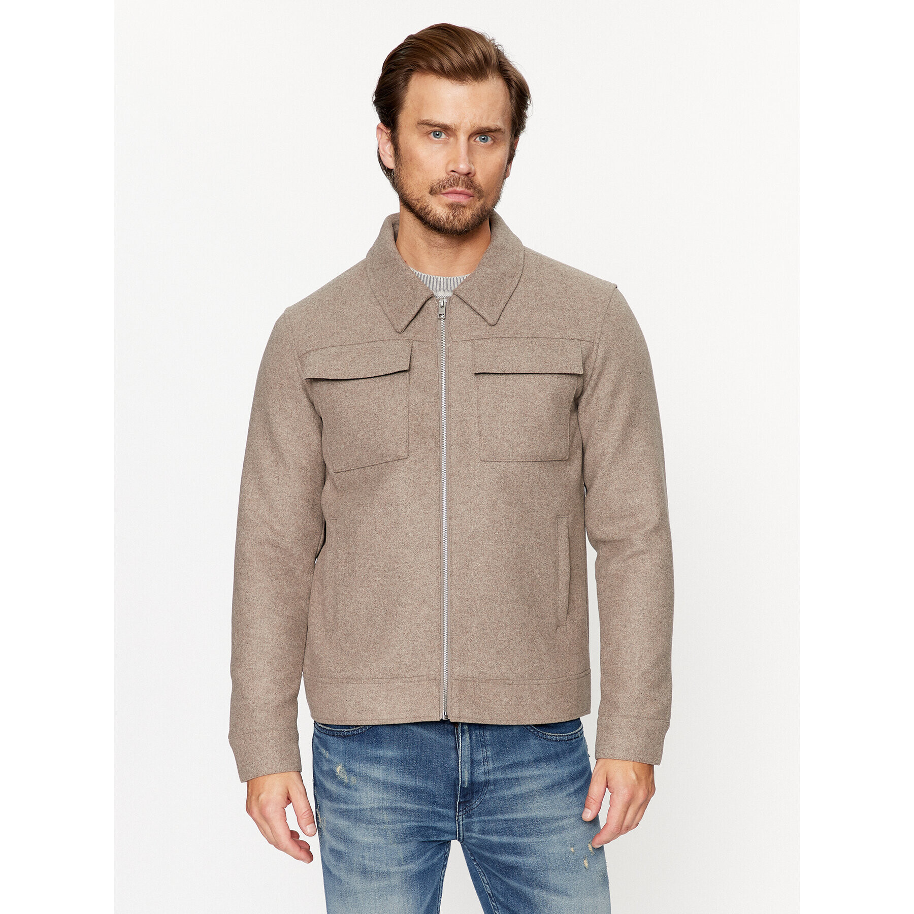 Jack&Jones Átmeneti kabát 12239005 Szürke Regular Fit - Pepit.hu