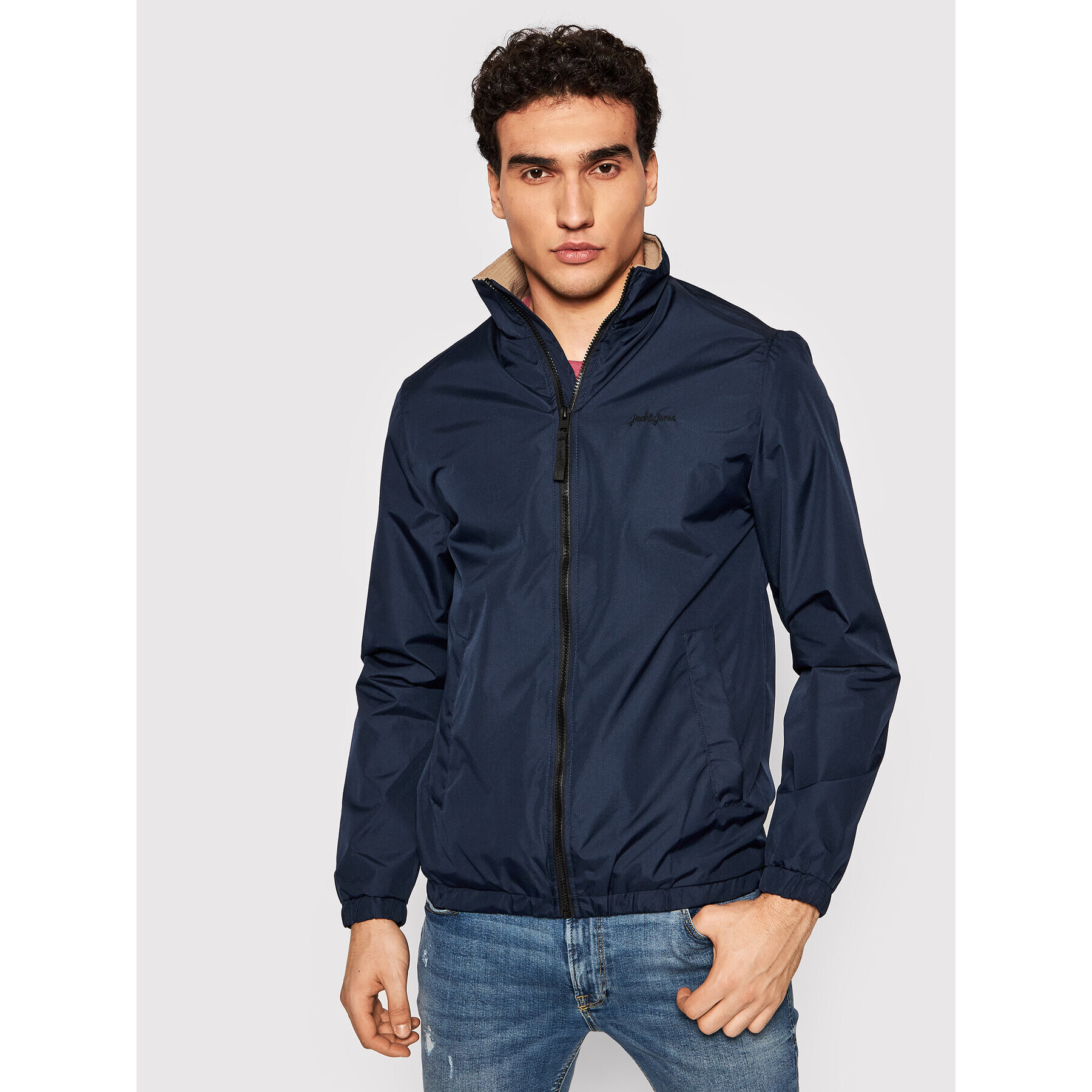 Jack&Jones Átmeneti kabát Cooper 12184992 Sötétkék Regular Fit - Pepit.hu