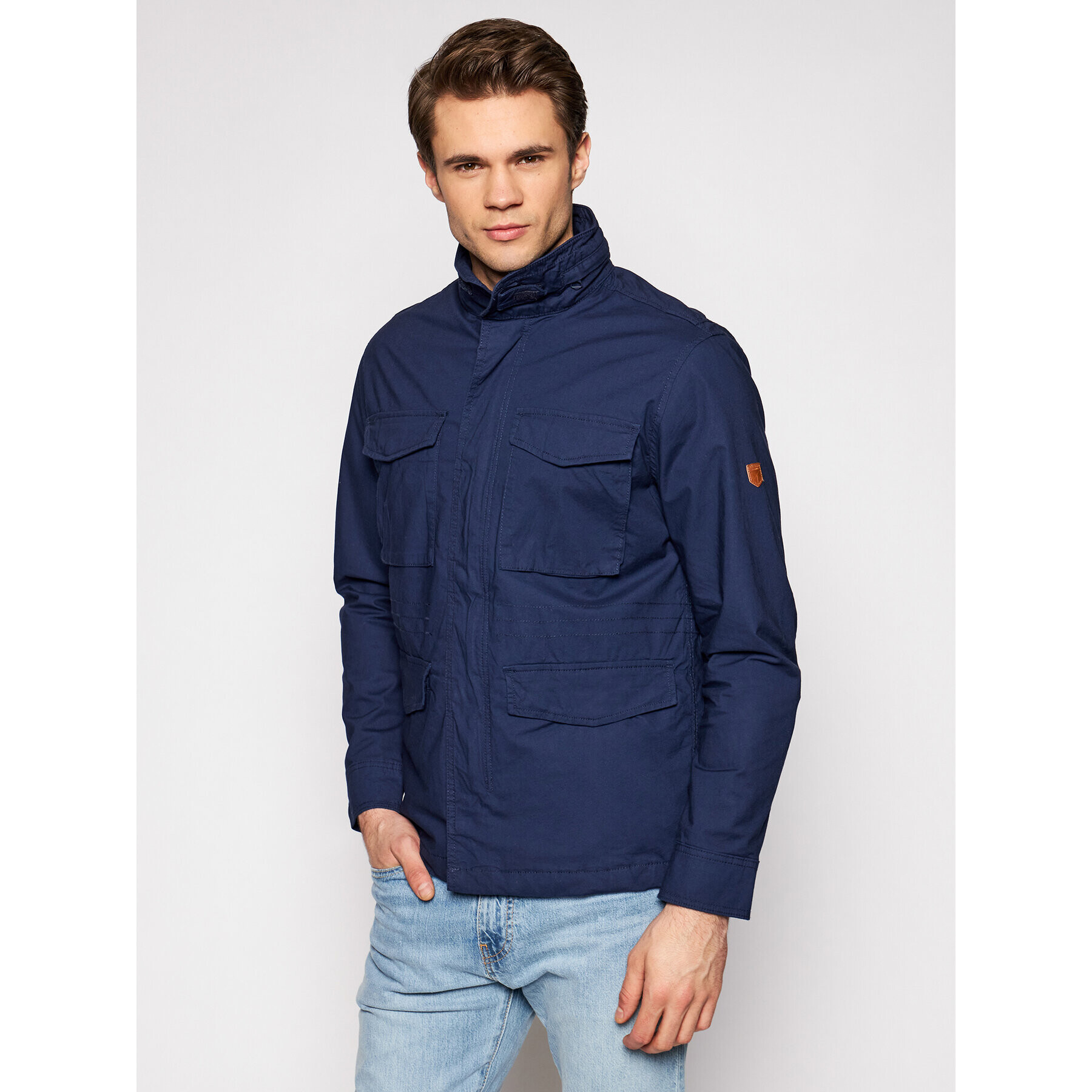 Jack&Jones Átmeneti kabát Jprfelix M-65 Field 12183410 Sötétkék Regular Fit - Pepit.hu