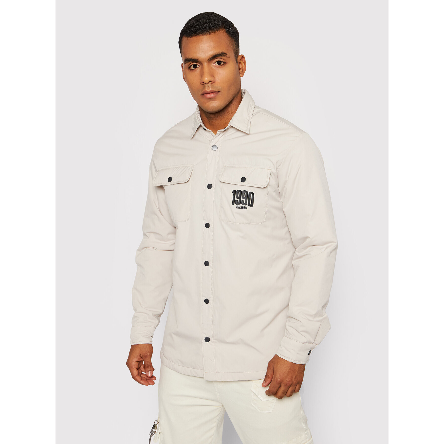 Jack&Jones Átmeneti kabát Lett 12198394 Bézs Regular Fit - Pepit.hu