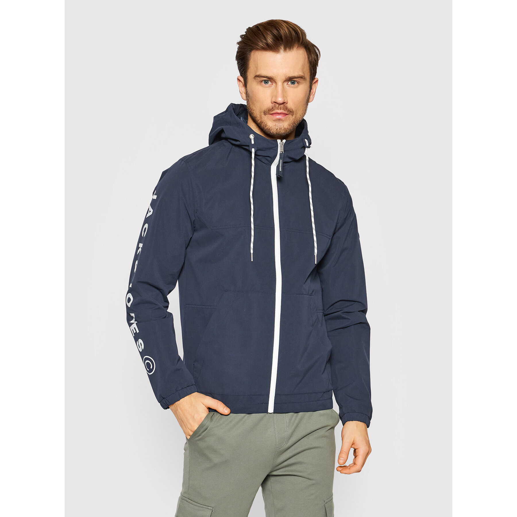 Jack&Jones Átmeneti kabát Luke 12184996 Sötétkék Regular Fit - Pepit.hu