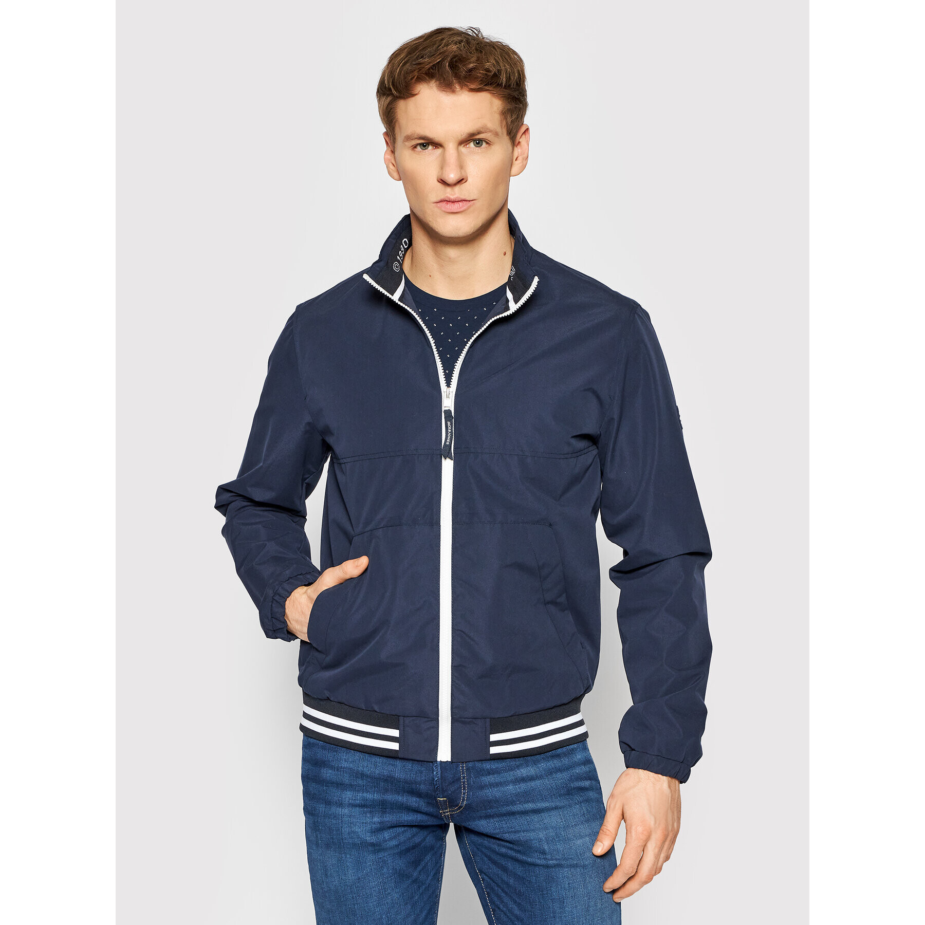 Jack&Jones Átmeneti kabát Luke 12203397 Sötétkék Regular Fit - Pepit.hu