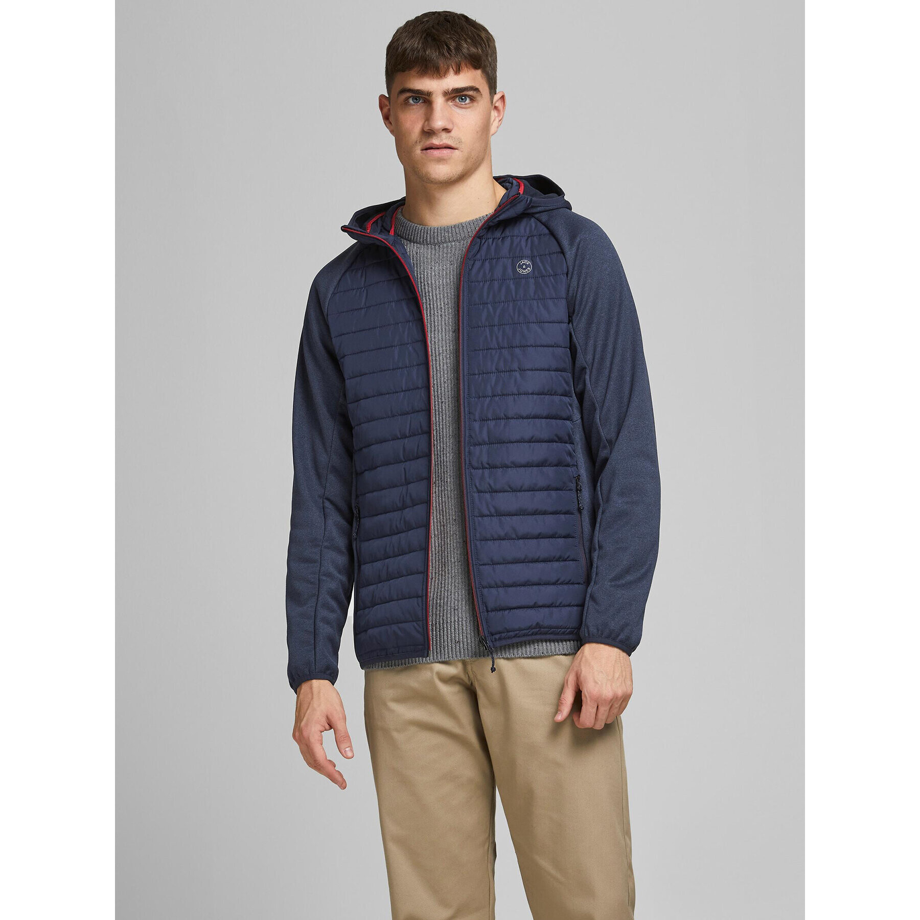 Jack&Jones Átmeneti kabát Multi Qualited 12182242 Sötétkék Regular Fit - Pepit.hu