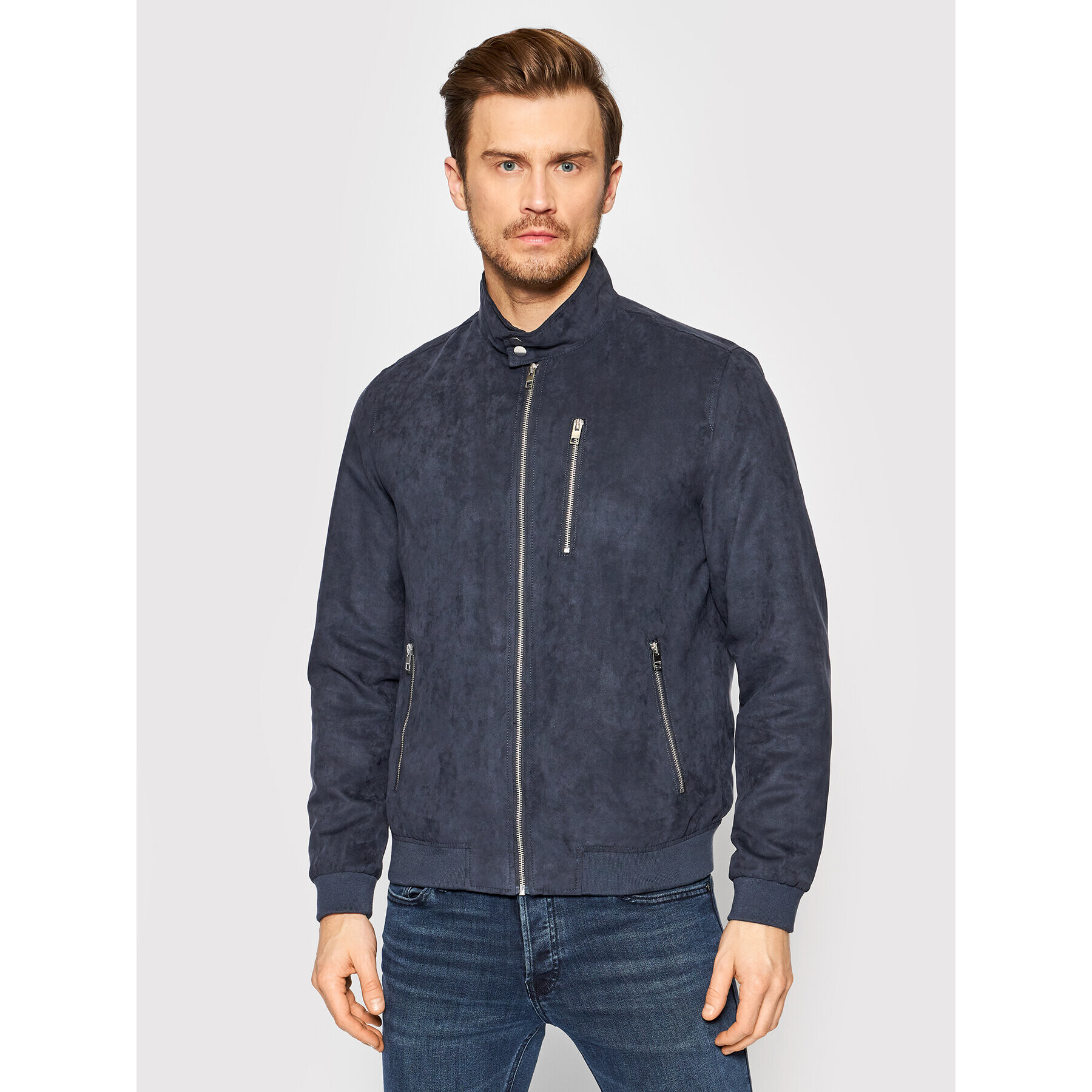 Jack&Jones Átmeneti kabát Raven 12201142 Sötétkék Regular Fit - Pepit.hu