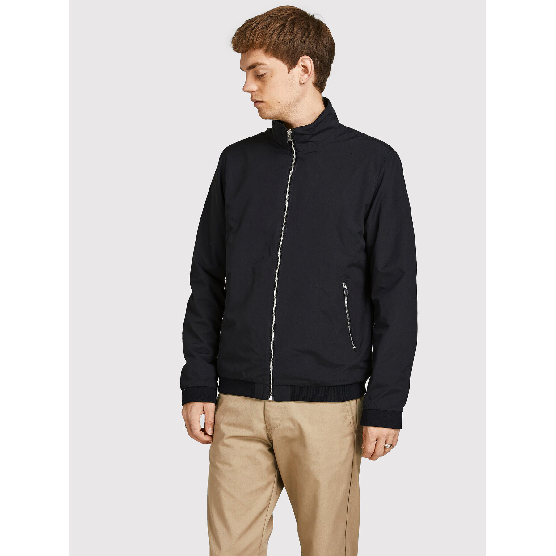 Jack&Jones Átmeneti kabát Rush 12204277 Fekete Regular Fit - Pepit.hu