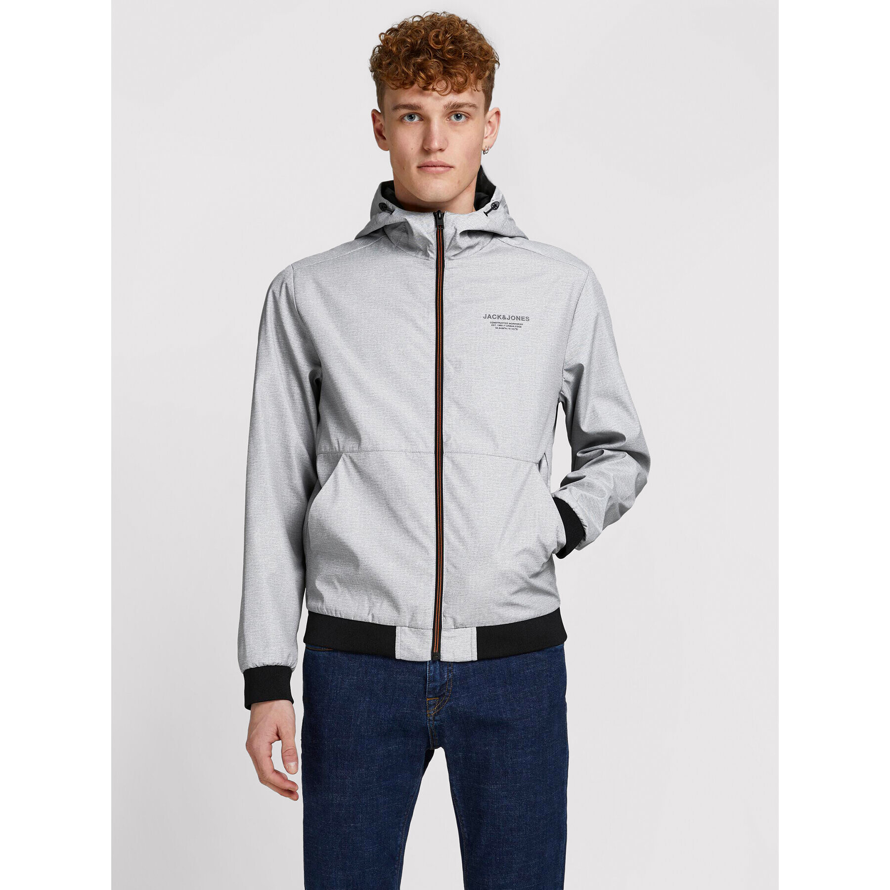 Jack&Jones Átmeneti kabát Seam 12182243 Szürke Regular Fit - Pepit.hu