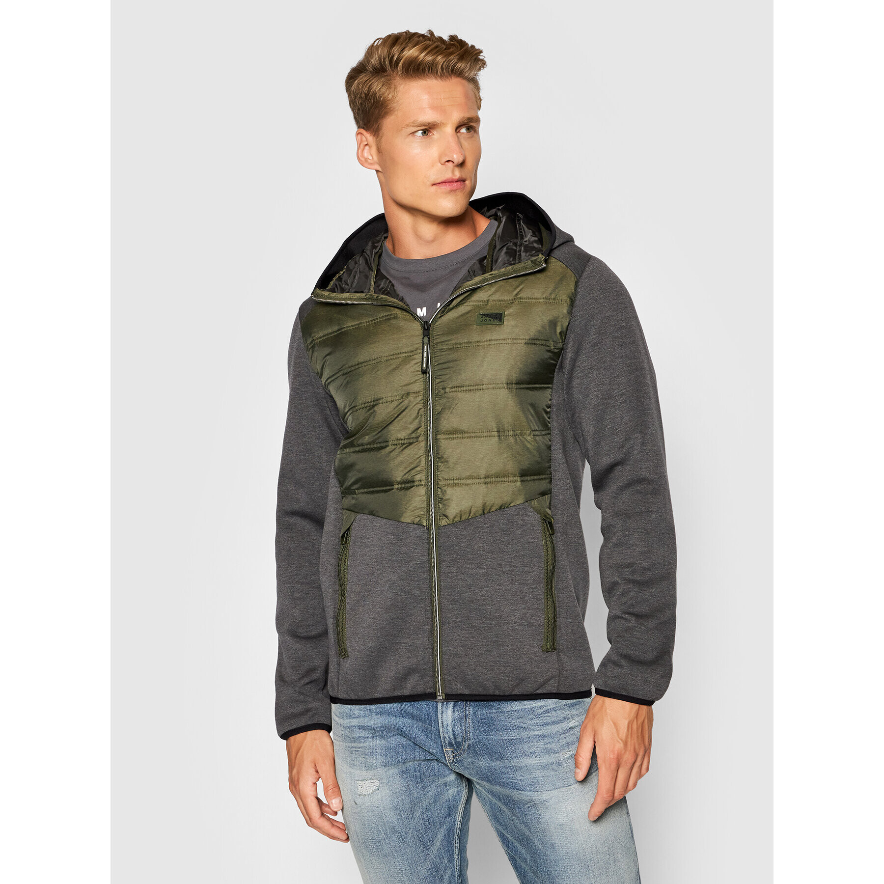 Jack&Jones Átmeneti kabát Toby 12184739 Zöld Regular Fit - Pepit.hu