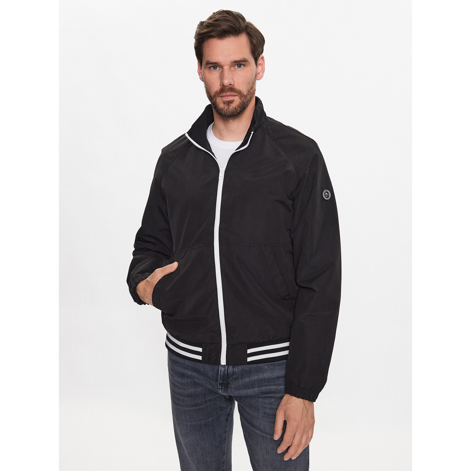 Jack&Jones Átmeneti kabát Luke 12203397 Fekete Regular Fit - Pepit.hu