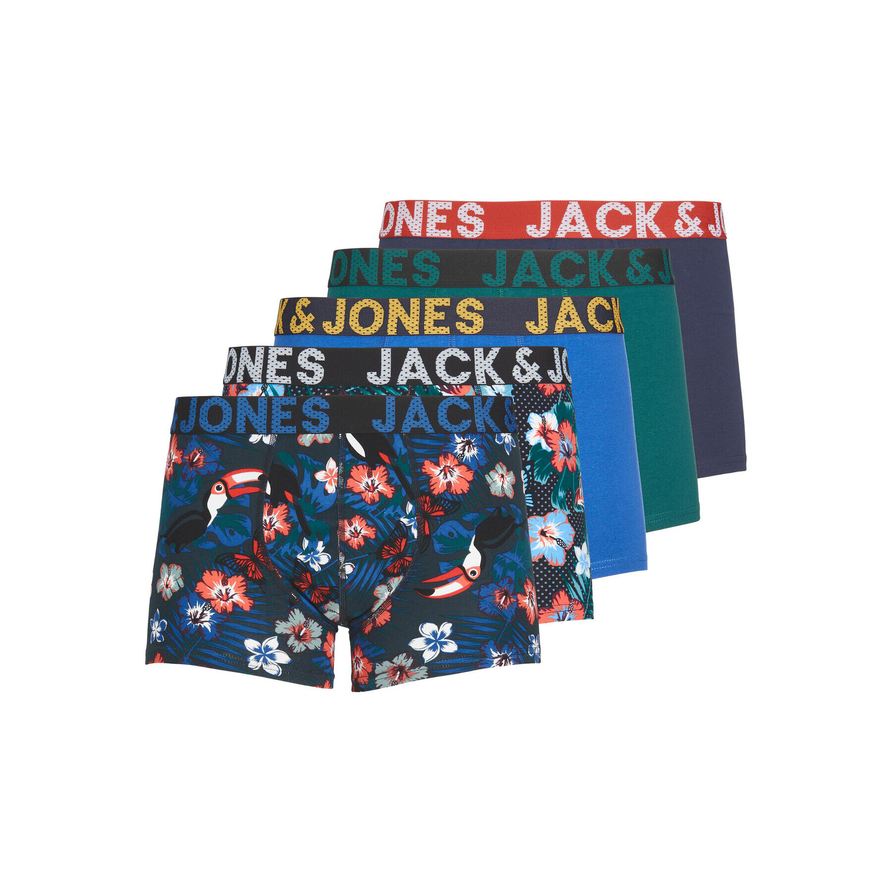 Jack&Jones 5 darab boxer 12228412 Sötétkék - Pepit.hu