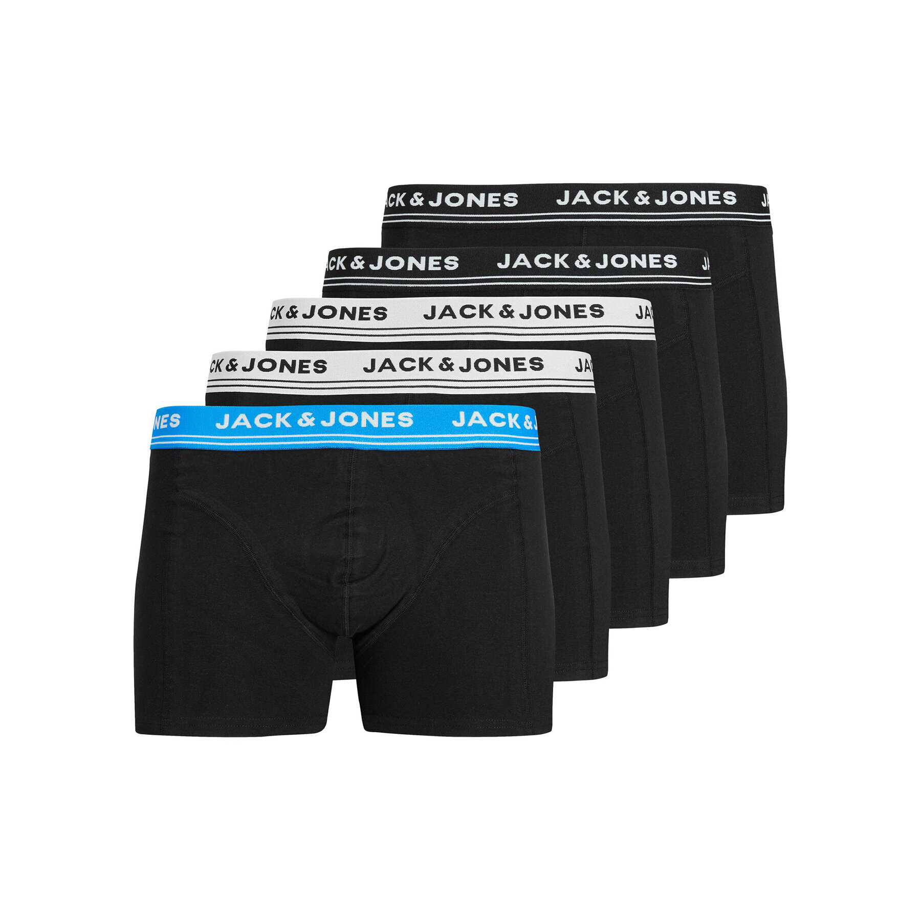 Jack&Jones 5 darab boxer 12234509 Fekete - Pepit.hu