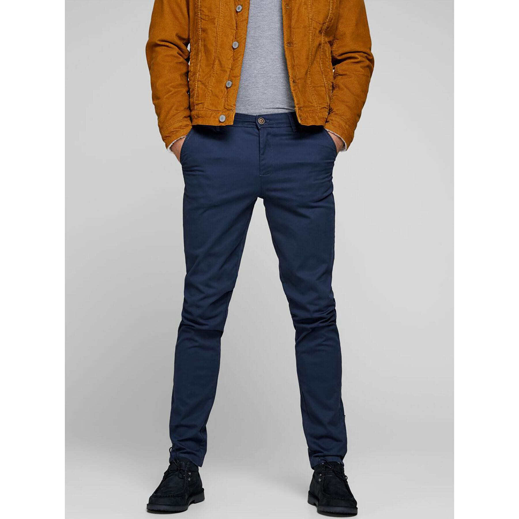 Jack&Jones Chinos Marco 12150148 Sötétkék Slim Fit - Pepit.hu