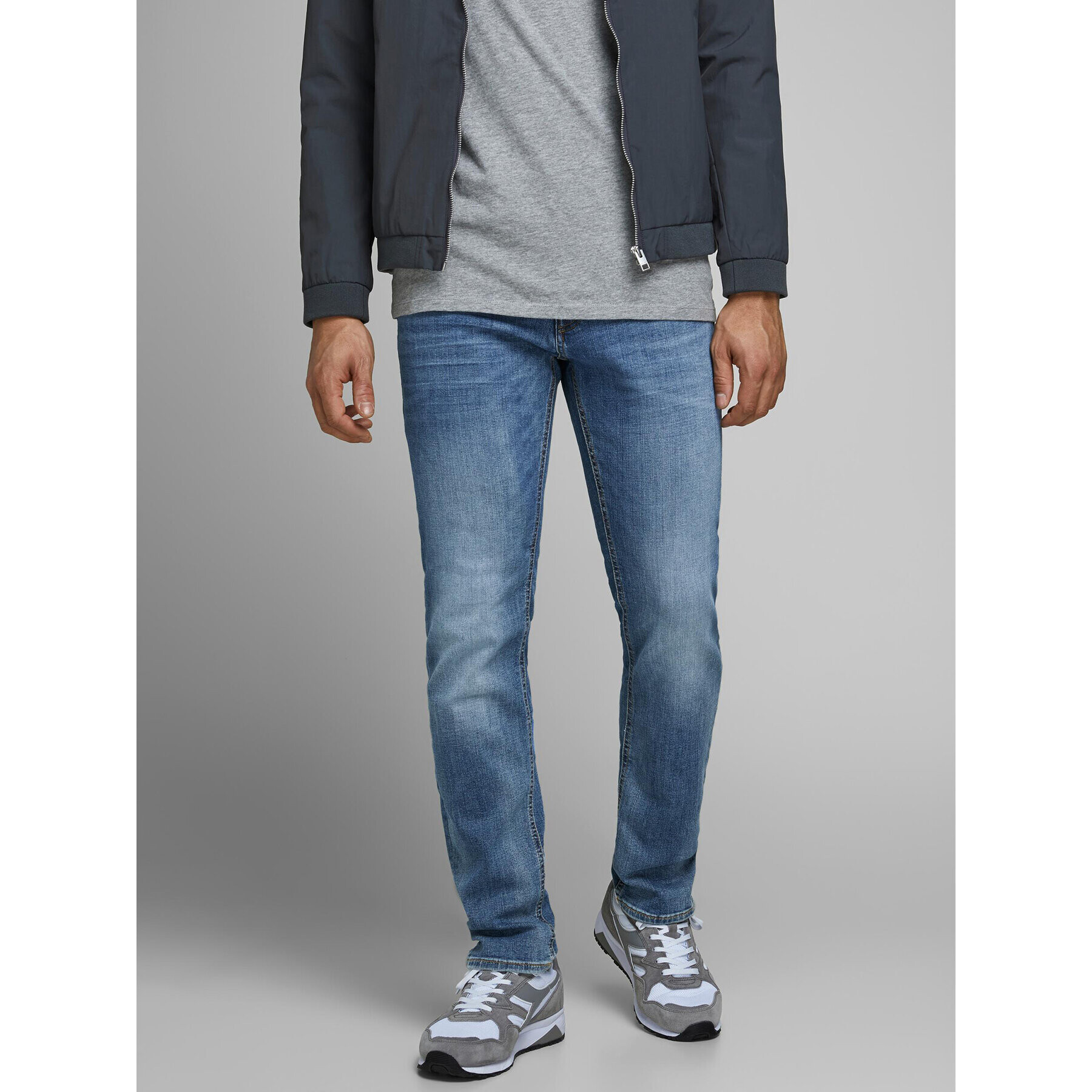 Jack&Jones Farmer Tim 12146866 Kék Slim Fit - Pepit.hu