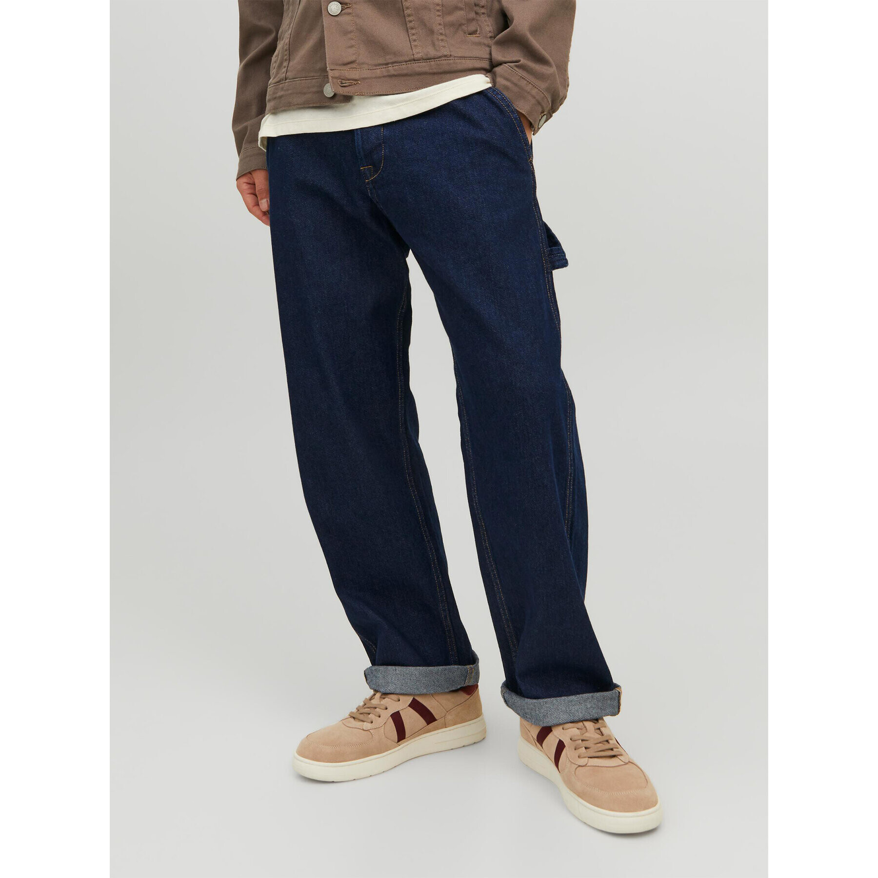 Jack&Jones Farmer Eddie 12229557 Sötétkék Loose Fit - Pepit.hu