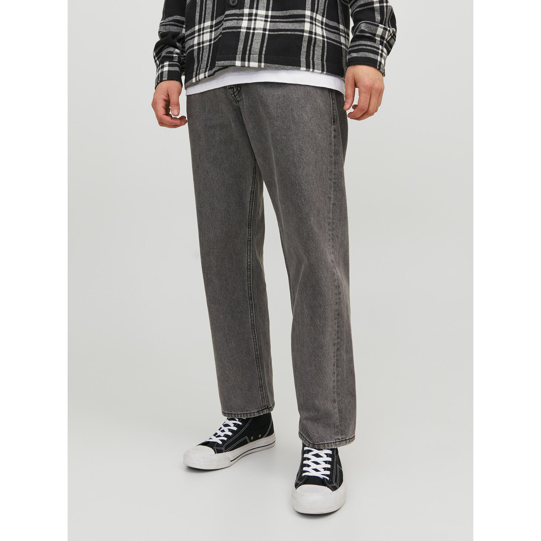 Jack&Jones Farmer 12237645 Szürke Loose Fit - Pepit.hu