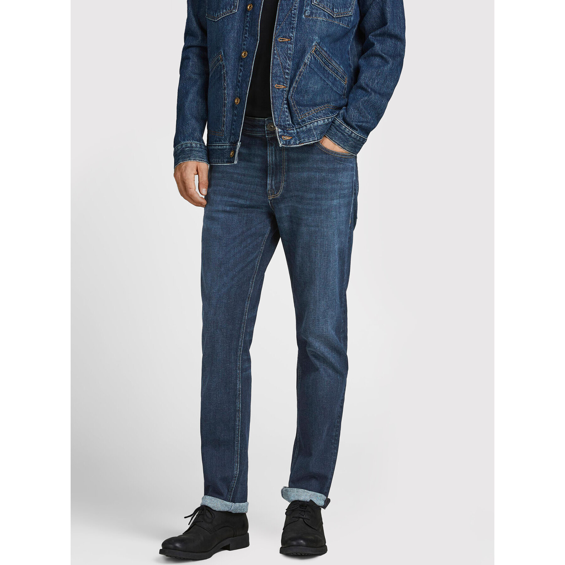 Jack&Jones Farmer Clark 12202100 Sötétkék Regular Fit - Pepit.hu