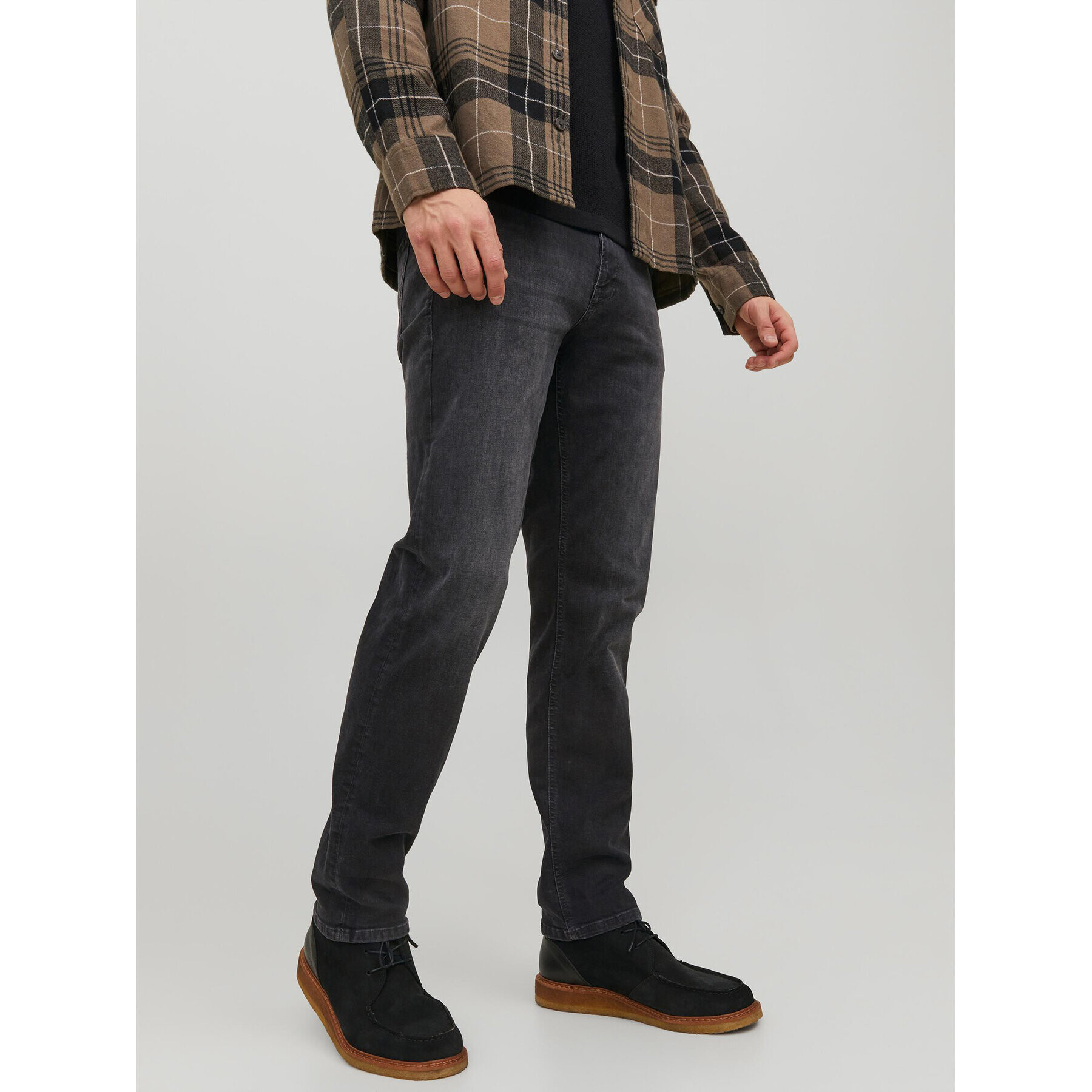 Jack&Jones Farmer Clark 12214786 Fekete Regular Fit - Pepit.hu