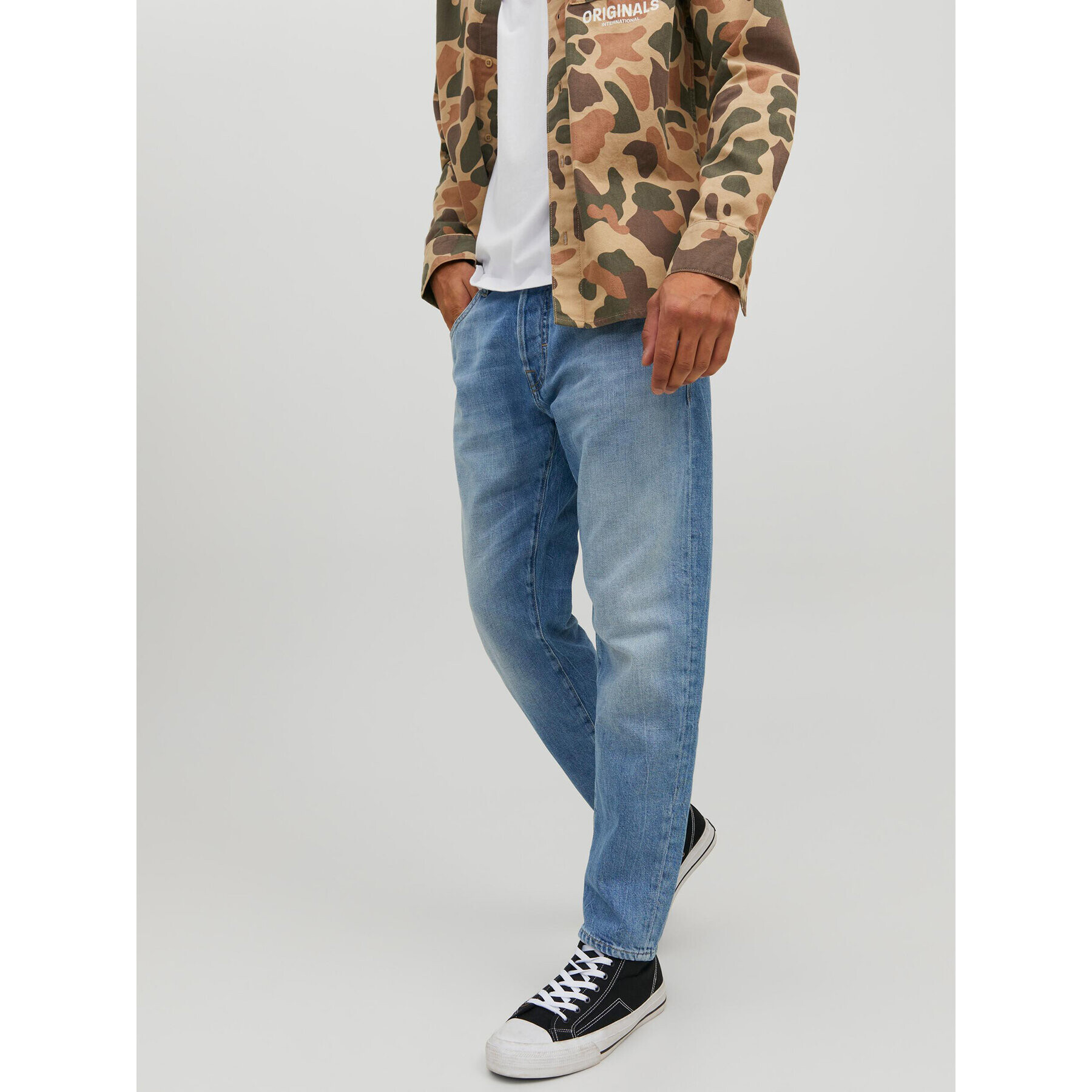 Jack&Jones Farmer Frank 12229859 Kék Relaxed Fit - Pepit.hu