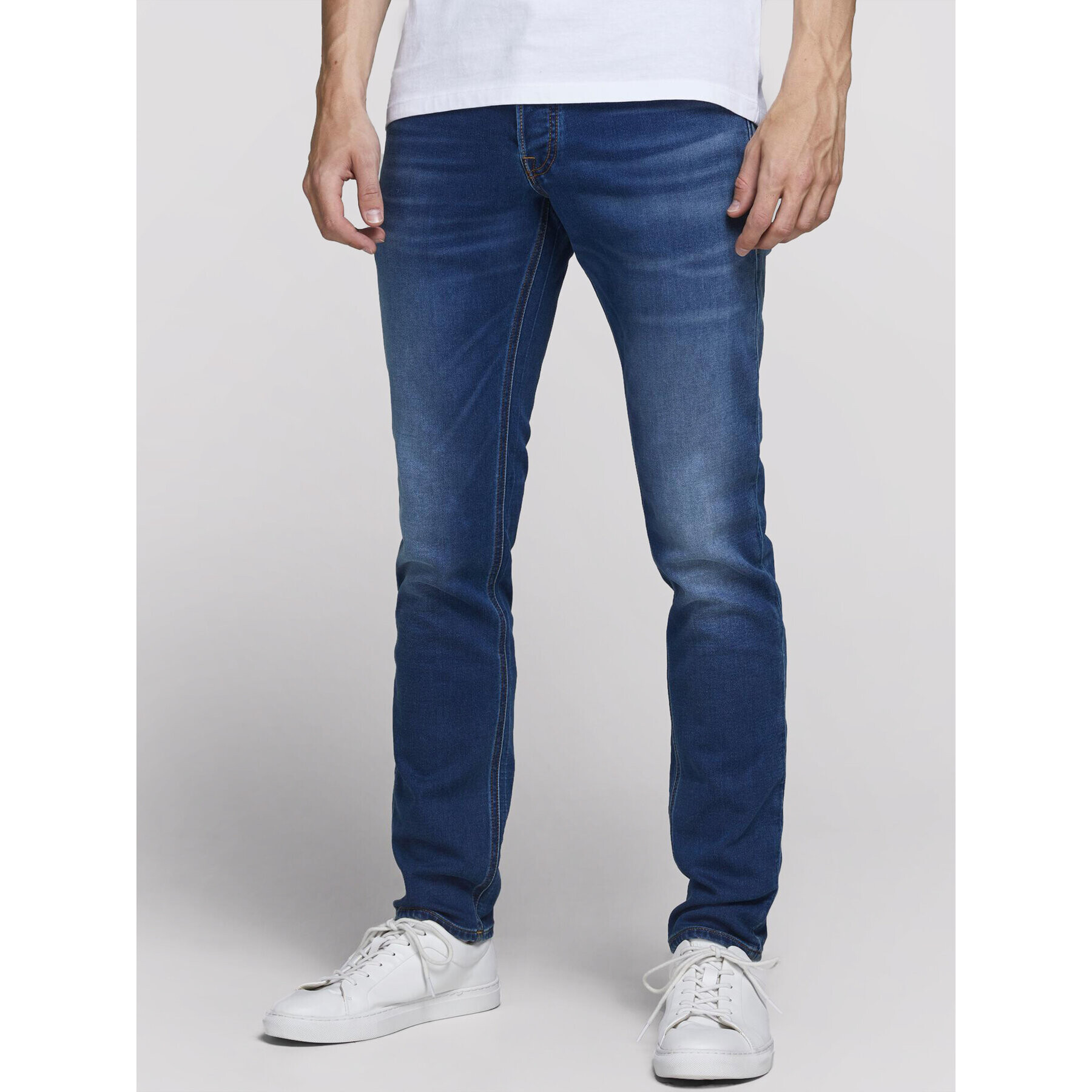 Jack&Jones Farmer Glen 12175975 Kék Slim Fit - Pepit.hu