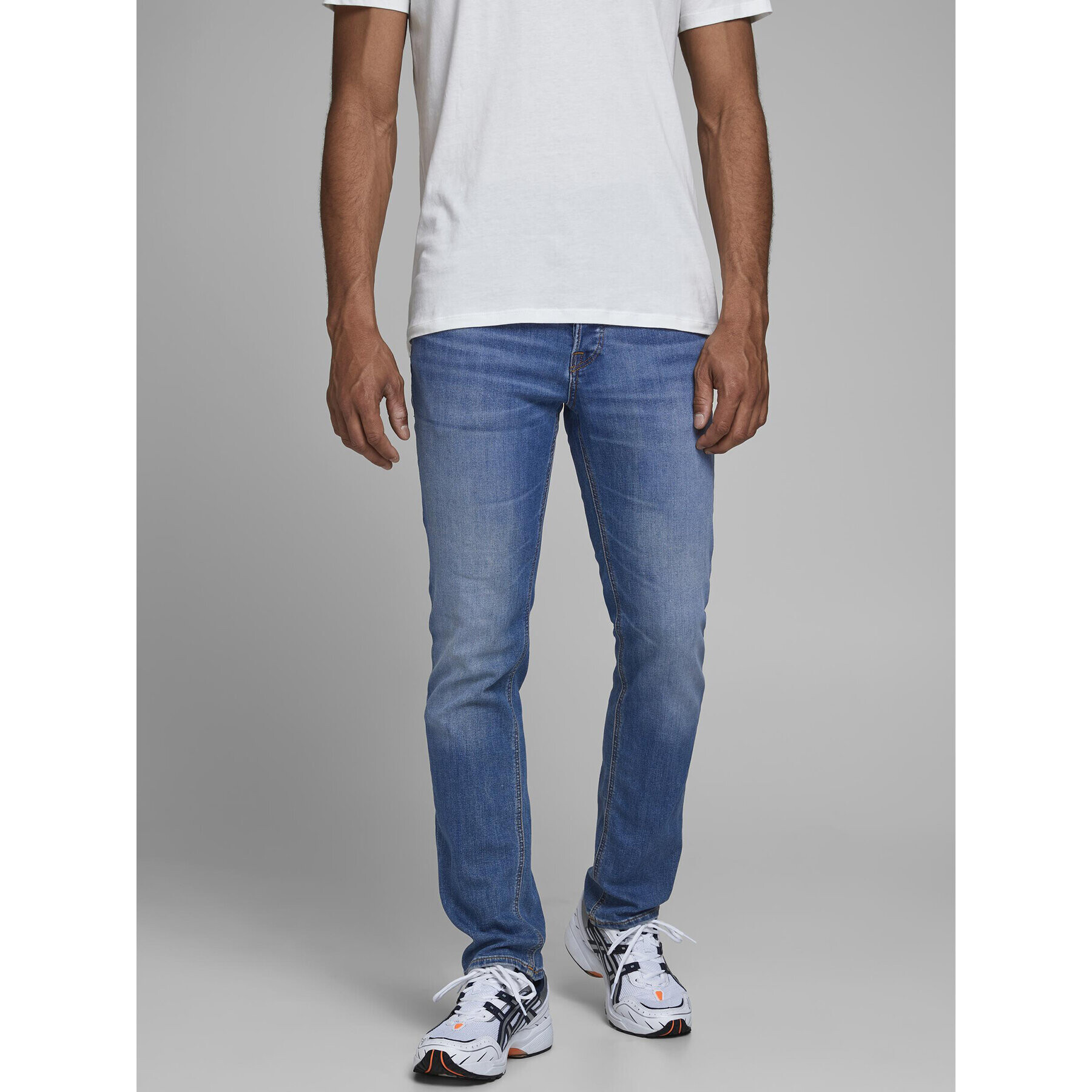 Jack&Jones Farmer Glenn 12157416 Kék Slim Fit - Pepit.hu