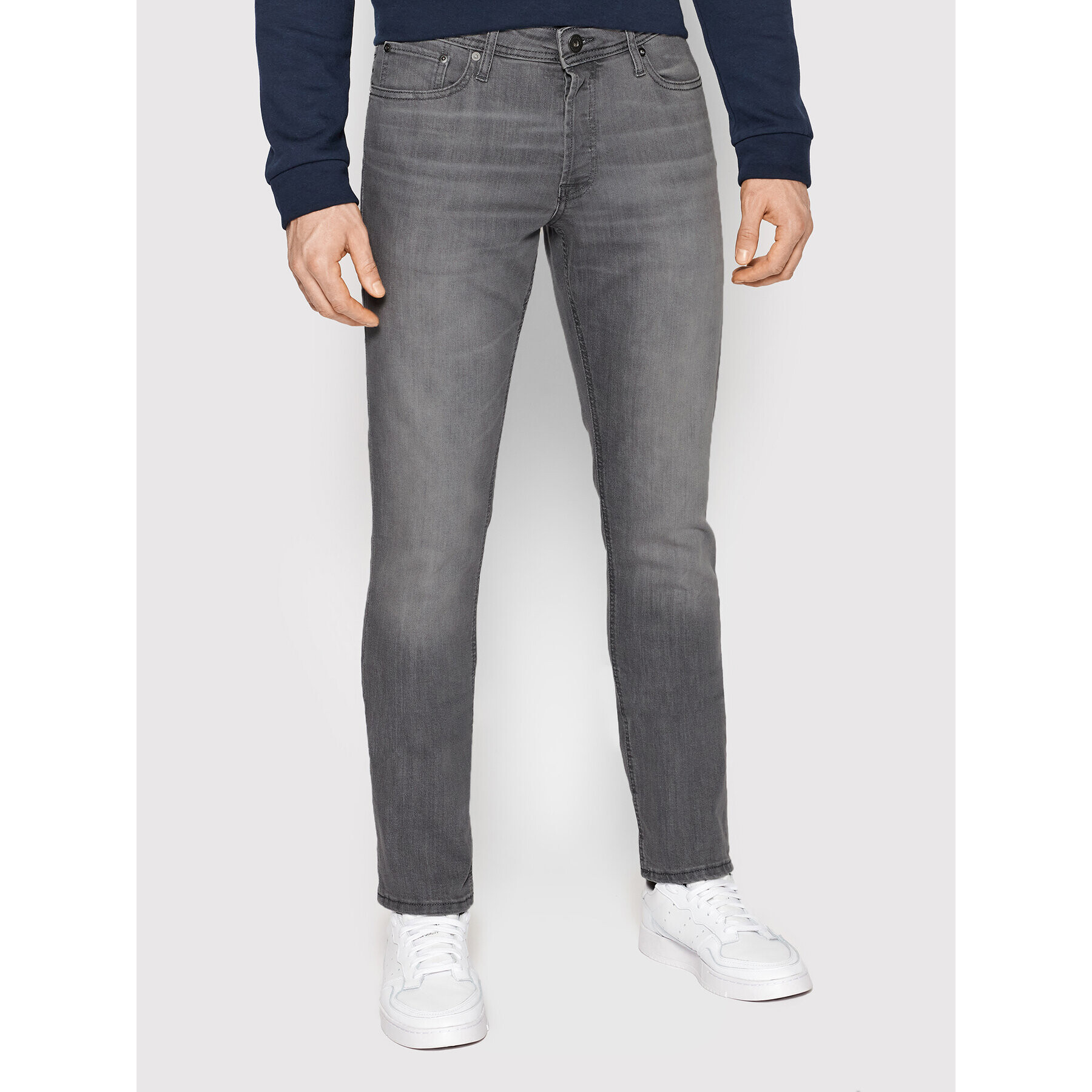 Jack&Jones Farmer Glenn 12184226 Szürke Slim Fit - Pepit.hu