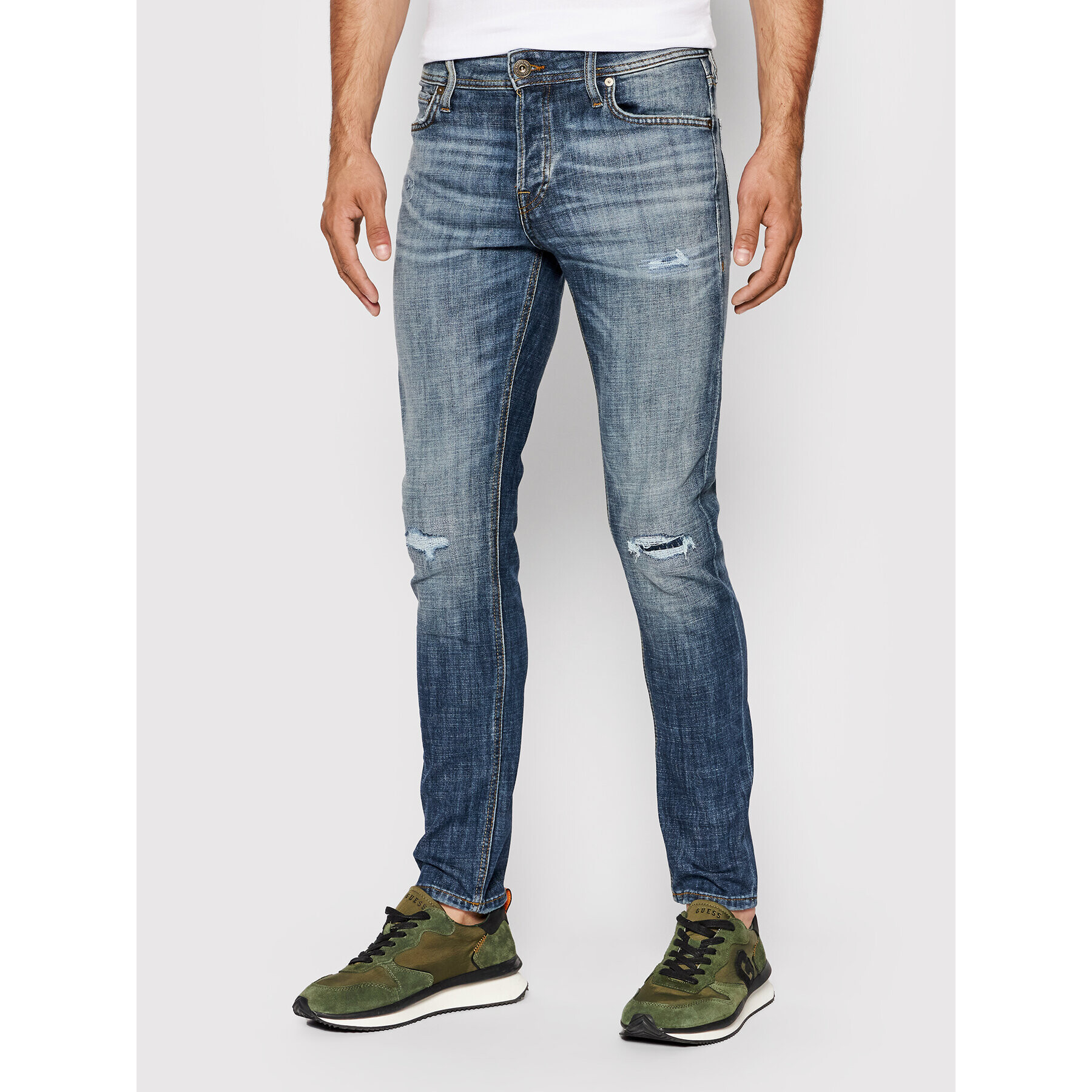 Jack&Jones Farmer Glenn 12194558 Kék Slim Fit - Pepit.hu