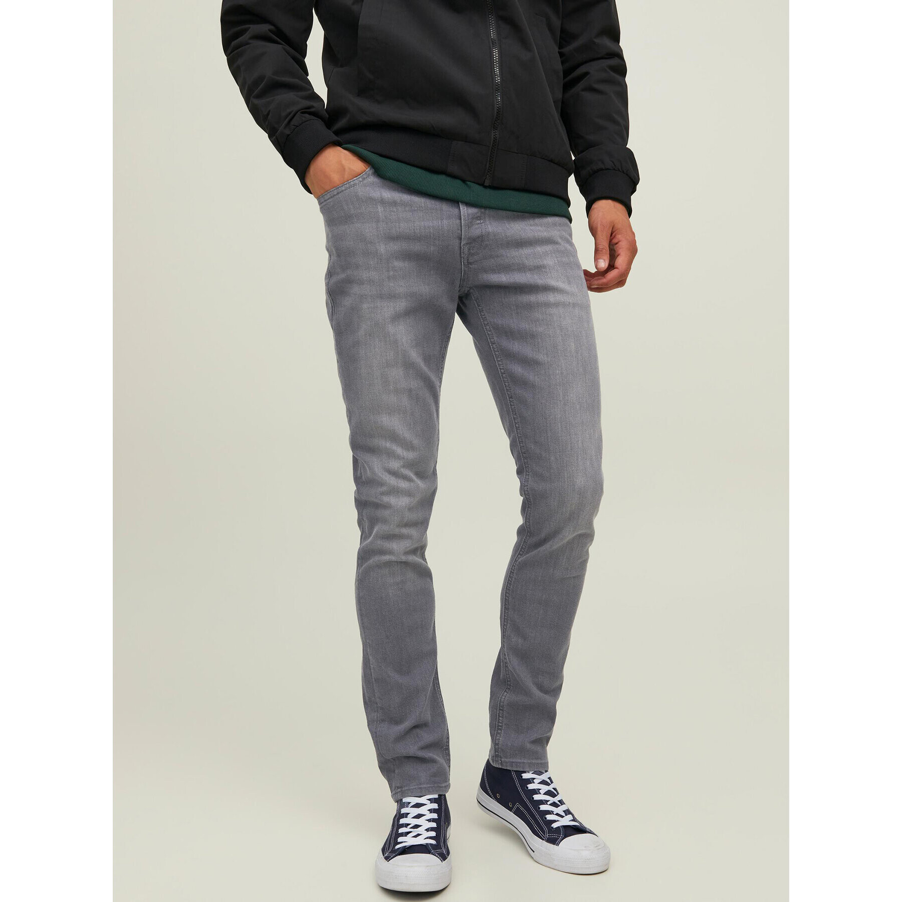 Jack&Jones Farmer Glenn 12212785 Szürke Slim Fit - Pepit.hu